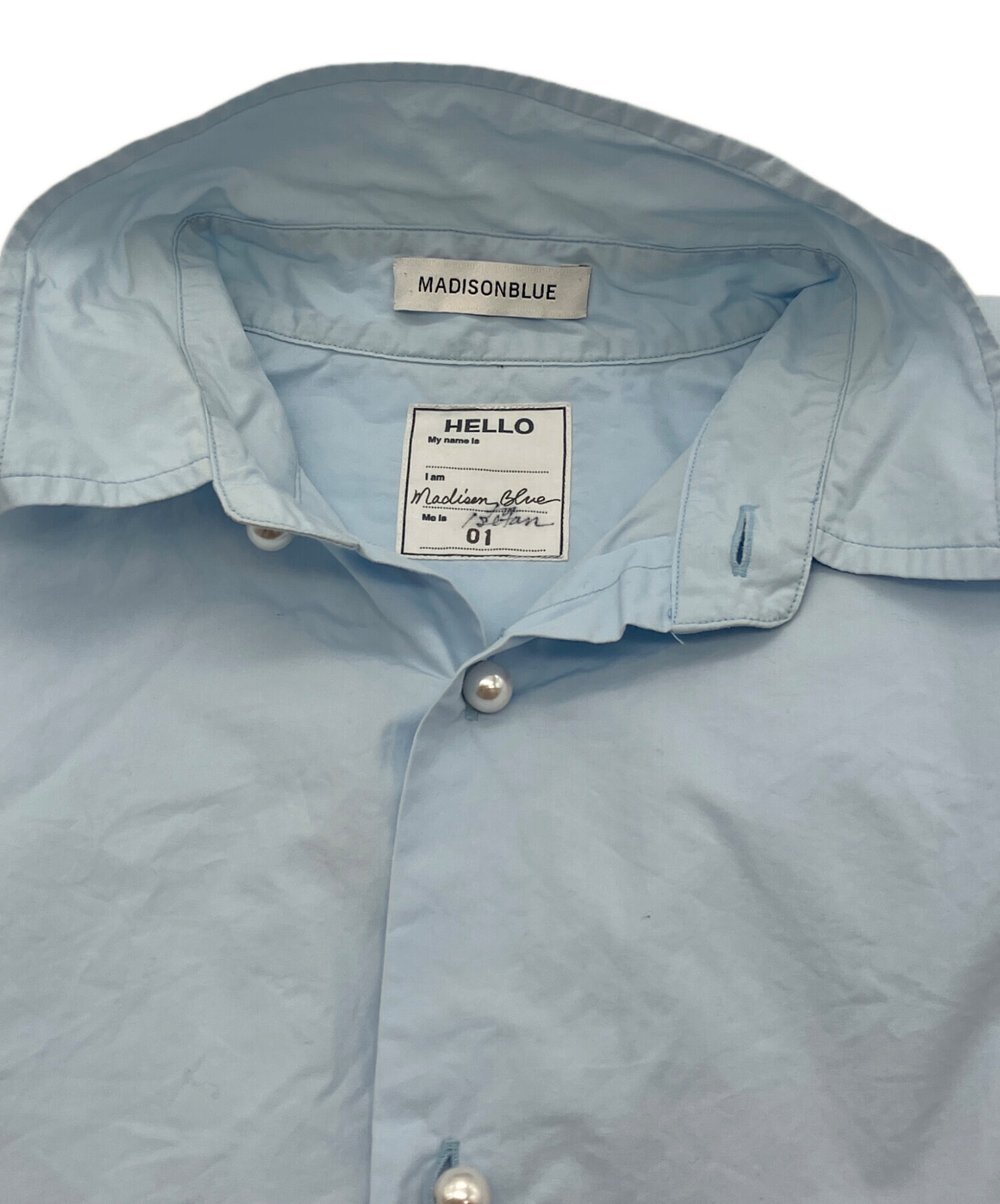 中古・古着通販】MADISON BLUE (マディソンブルー) パールボタンシャツ