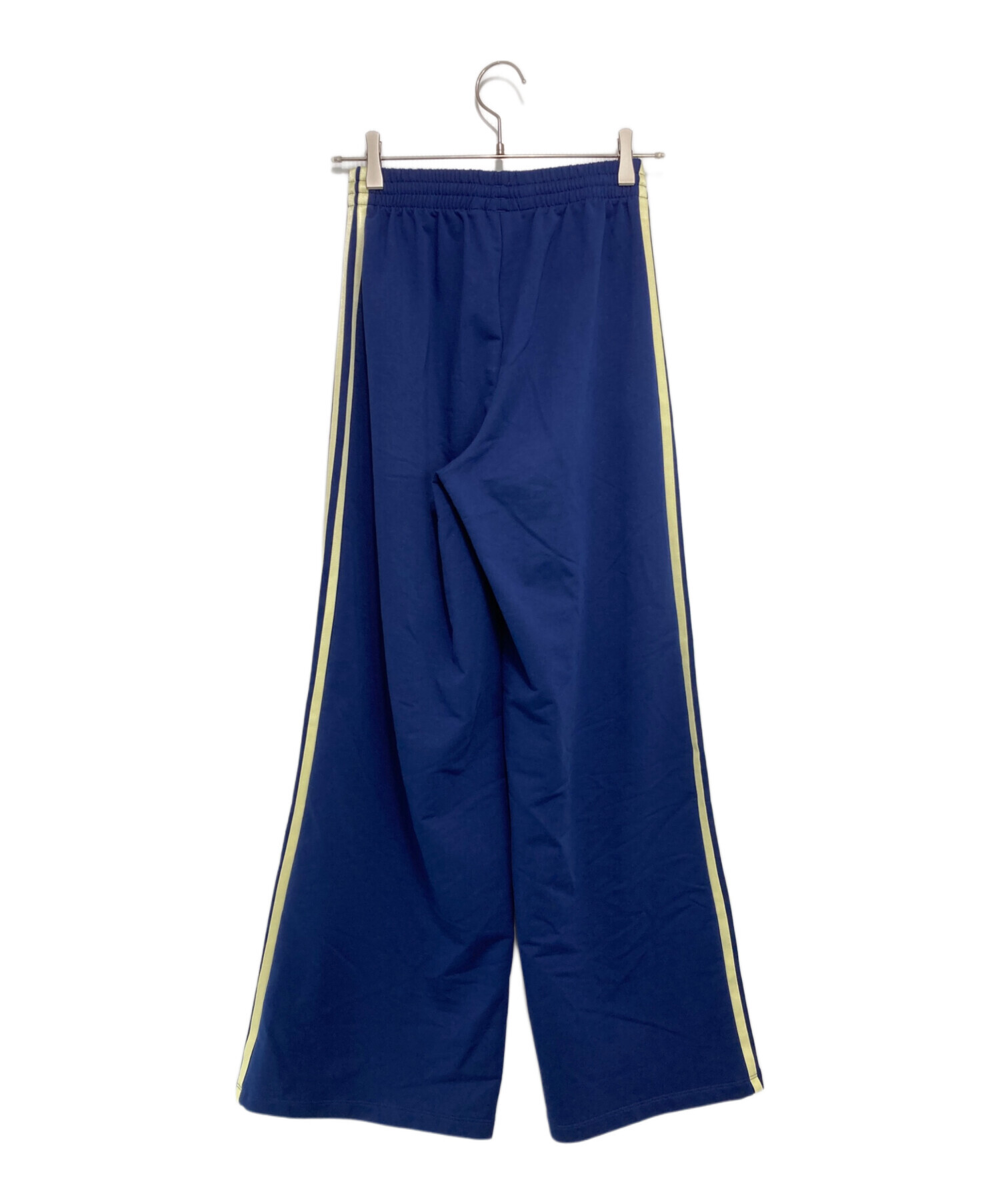  ルーズトラックパンツ ブルー 中古・古着通販】adidas (アディダス) ルーズトラックパンツ ネイビー