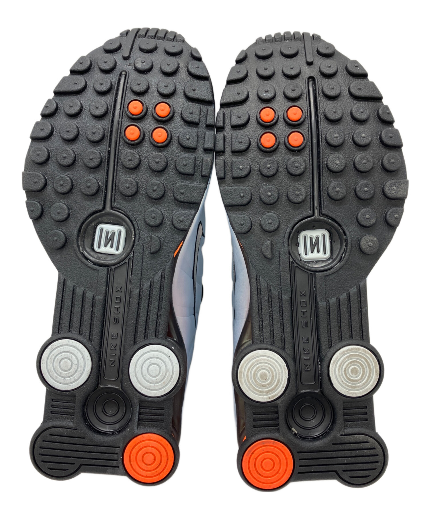 中古・古着通販】NIKE (ナイキ) SHOX R4 シルバー サイズ:24.5cm 未 