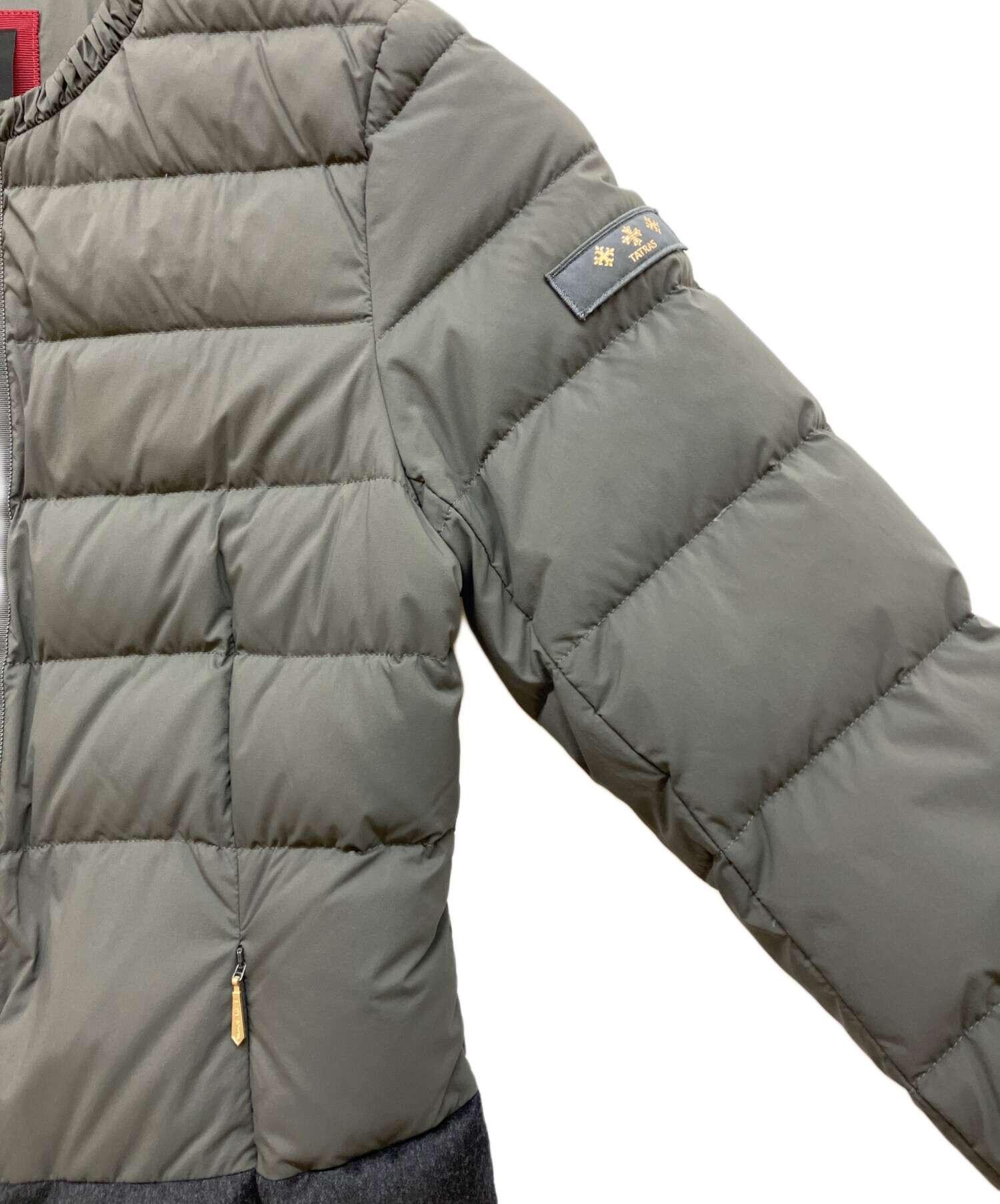 中古・古着通販】TATRAS (タトラス) ナイロンウール切替ダウン 