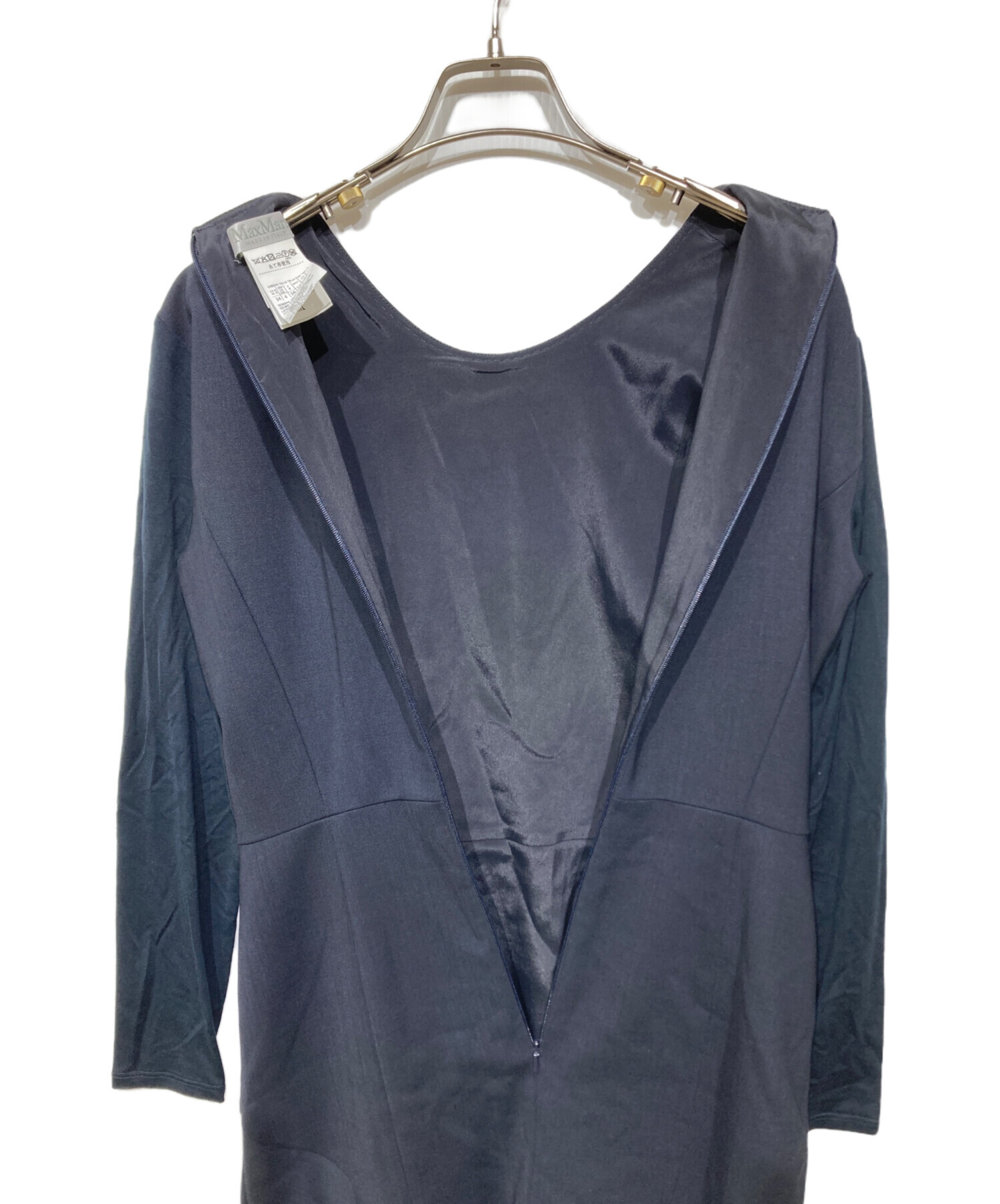 中古・古着通販】MaxMara (マックスマーラ) アシンメトリーワンピース