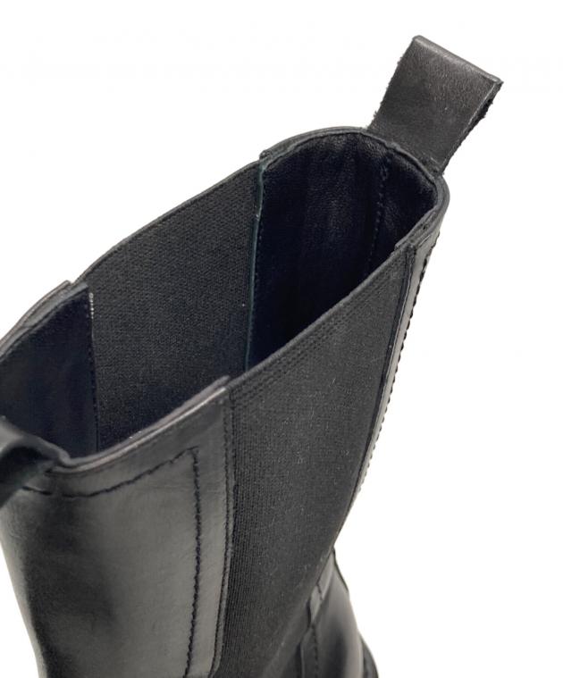 中古・古着通販】PASCUCCI (パスクッチ) サイドゴアブーツ ブラック