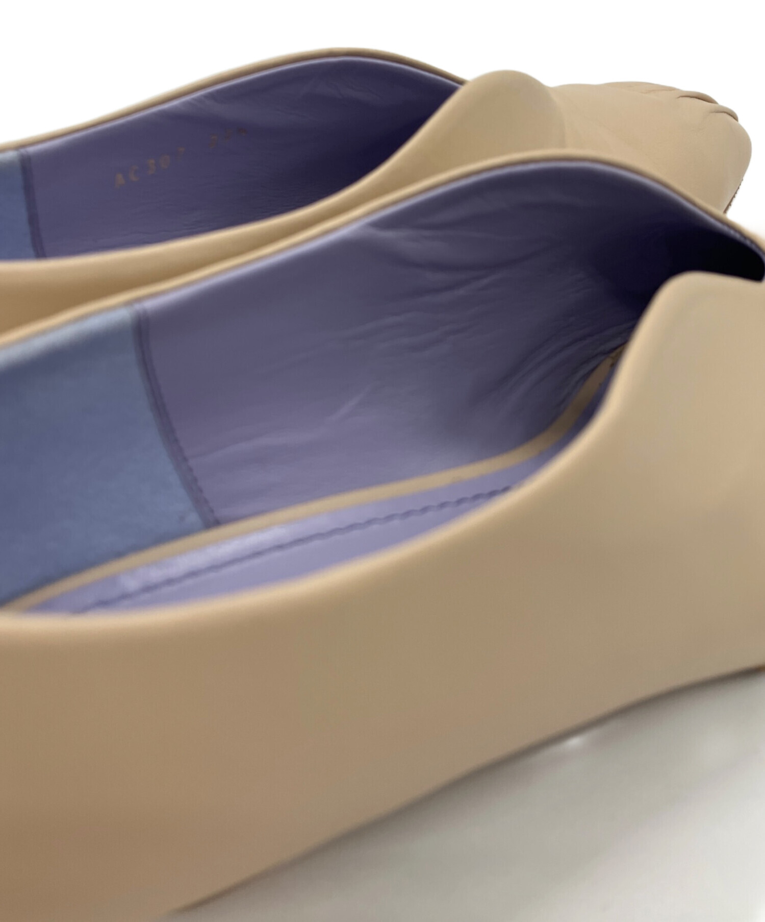 中古・古着通販】mame kurogouchi (マメクロゴウチ) パンプス ベージュ