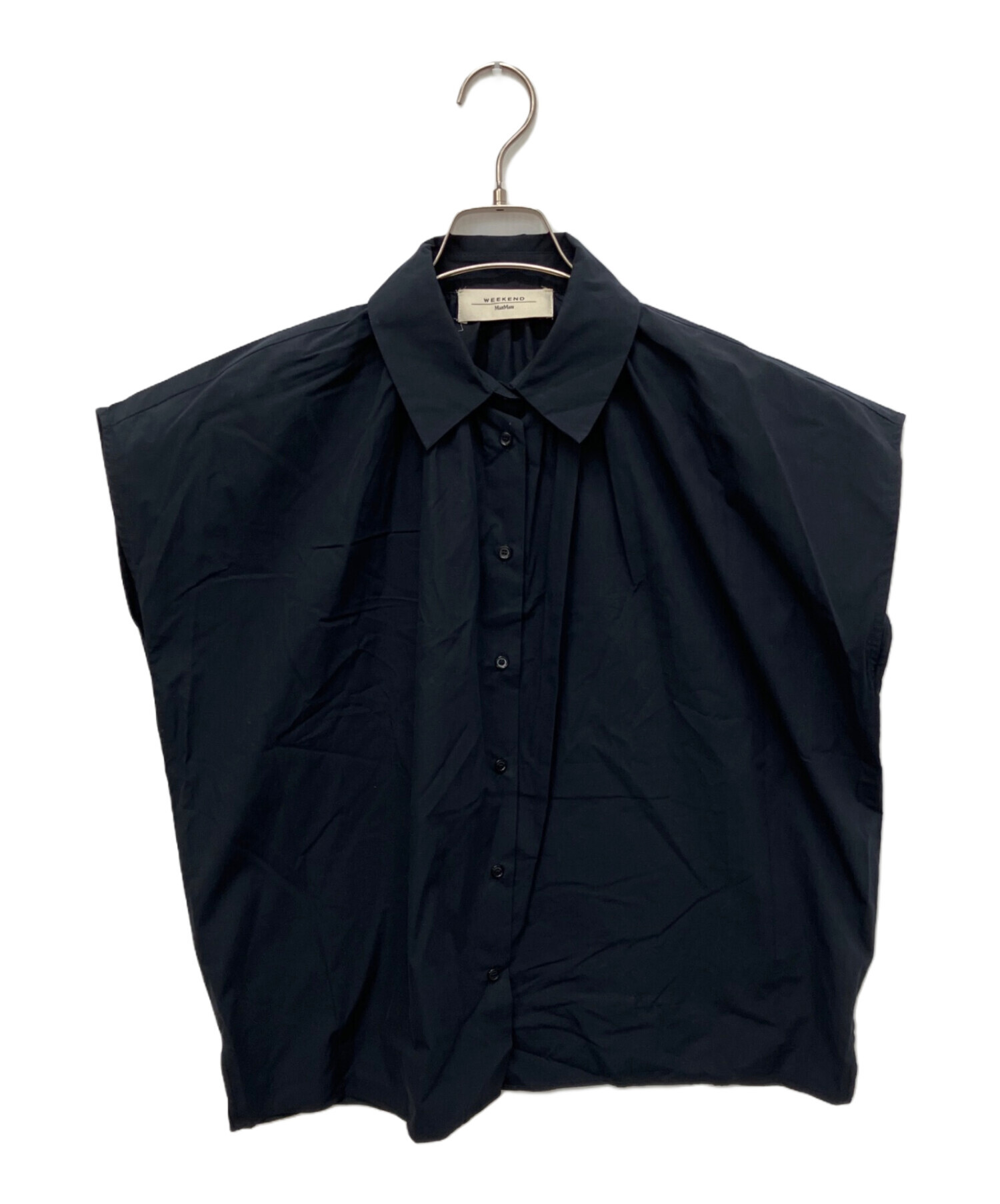 極美品♪マックスマーラ WEEKEND リネンフレンチスリーブシャツ イタリア製 中古・古着通販】Weekend Max Mara (ウィークエンド マックスマーラ