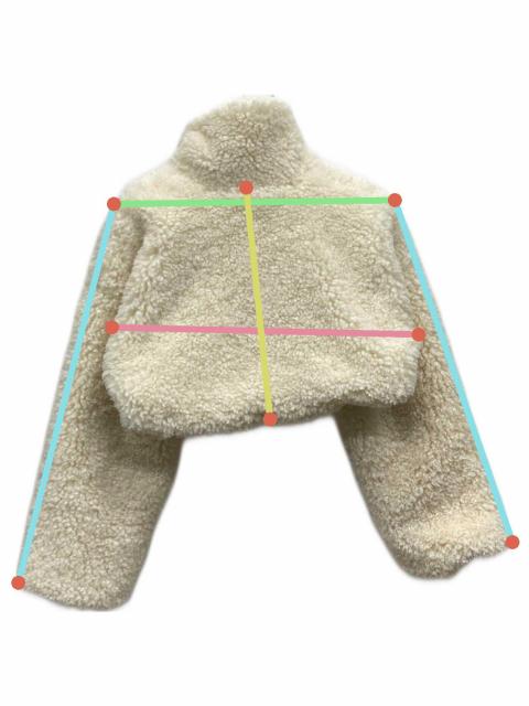 中古・古着通販】sorin (ソリン) Synthetic Fur Lace-up Cardigan