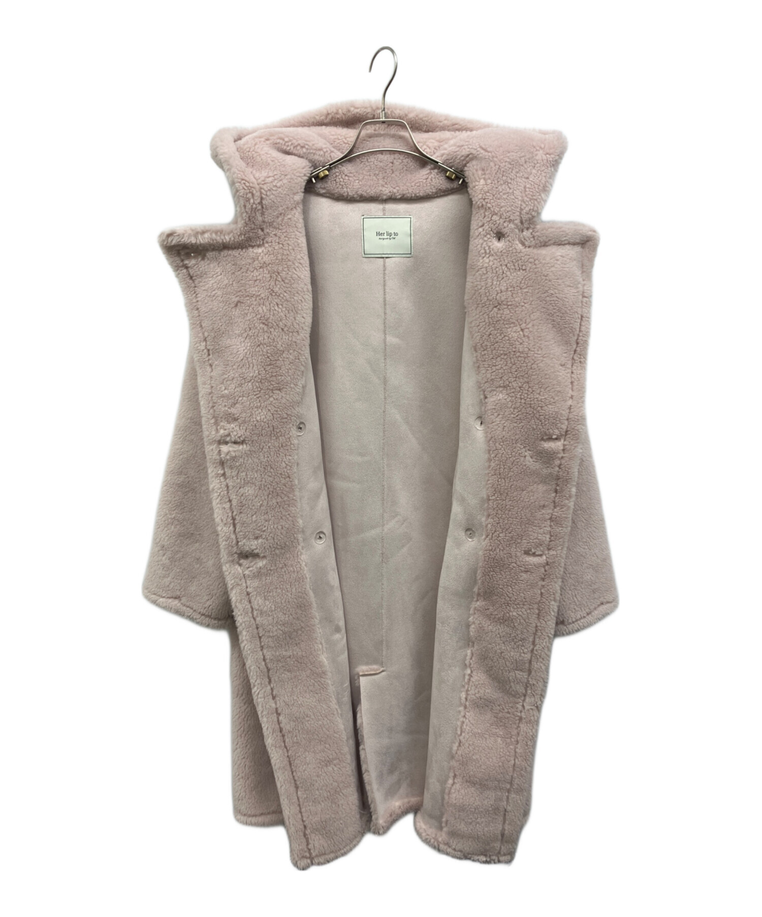 中古・古着通販】HER LIP TO (ハーリップトゥ) Fleur Shearling Boa