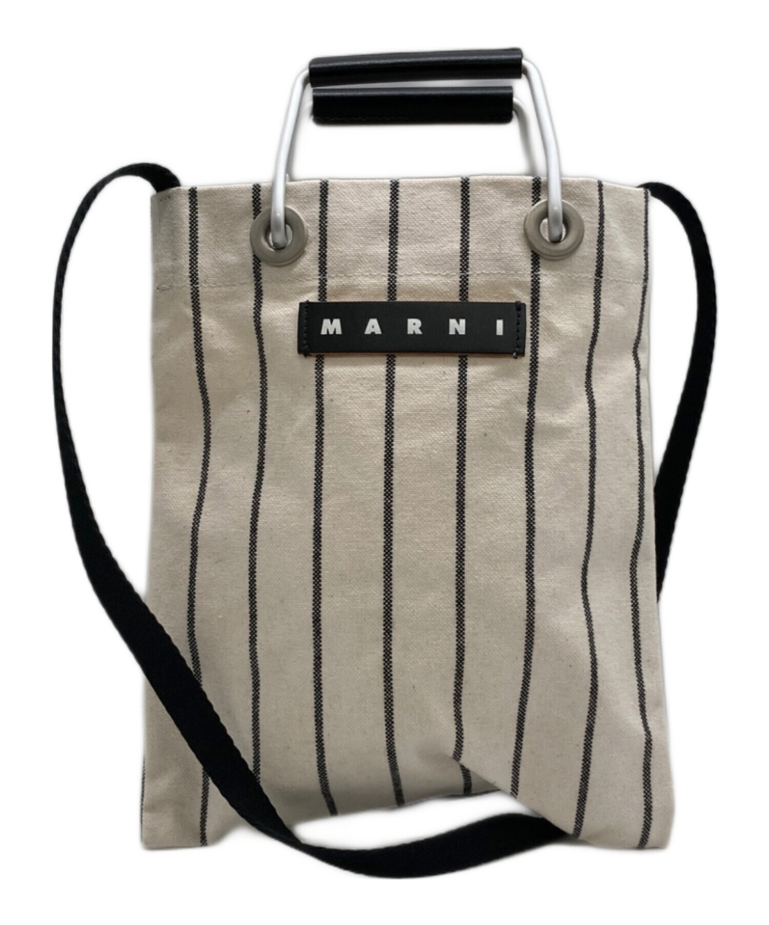 中古・古着通販】MARNI (マルニ) ストライプミニショルダーバッグ 