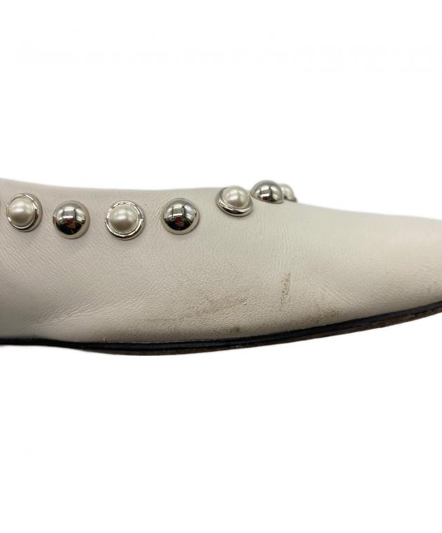 中古・古着通販】JIMMY CHOO (ジミーチュウ) スタッズ フラット