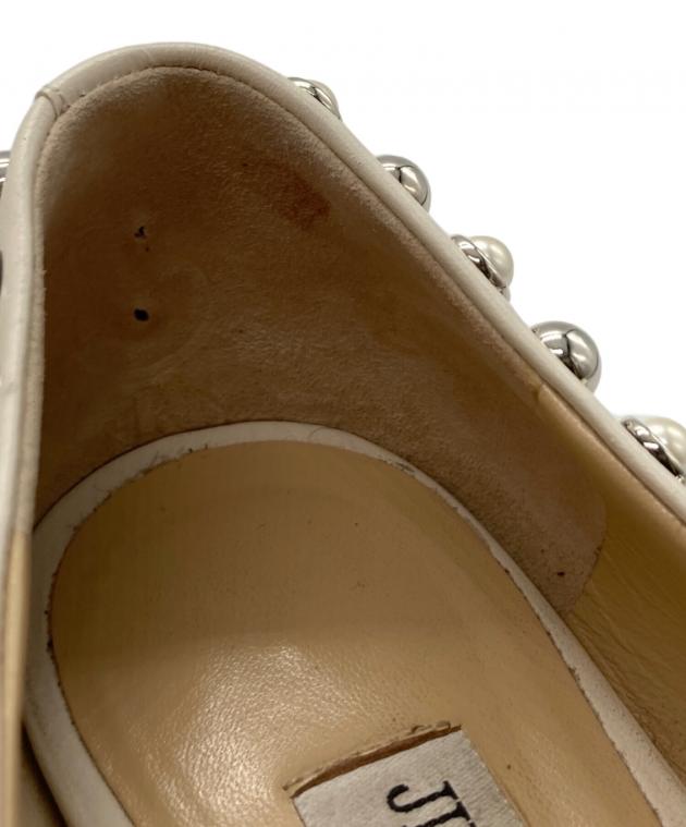 中古・古着通販】JIMMY CHOO (ジミーチュウ) スタッズ フラット