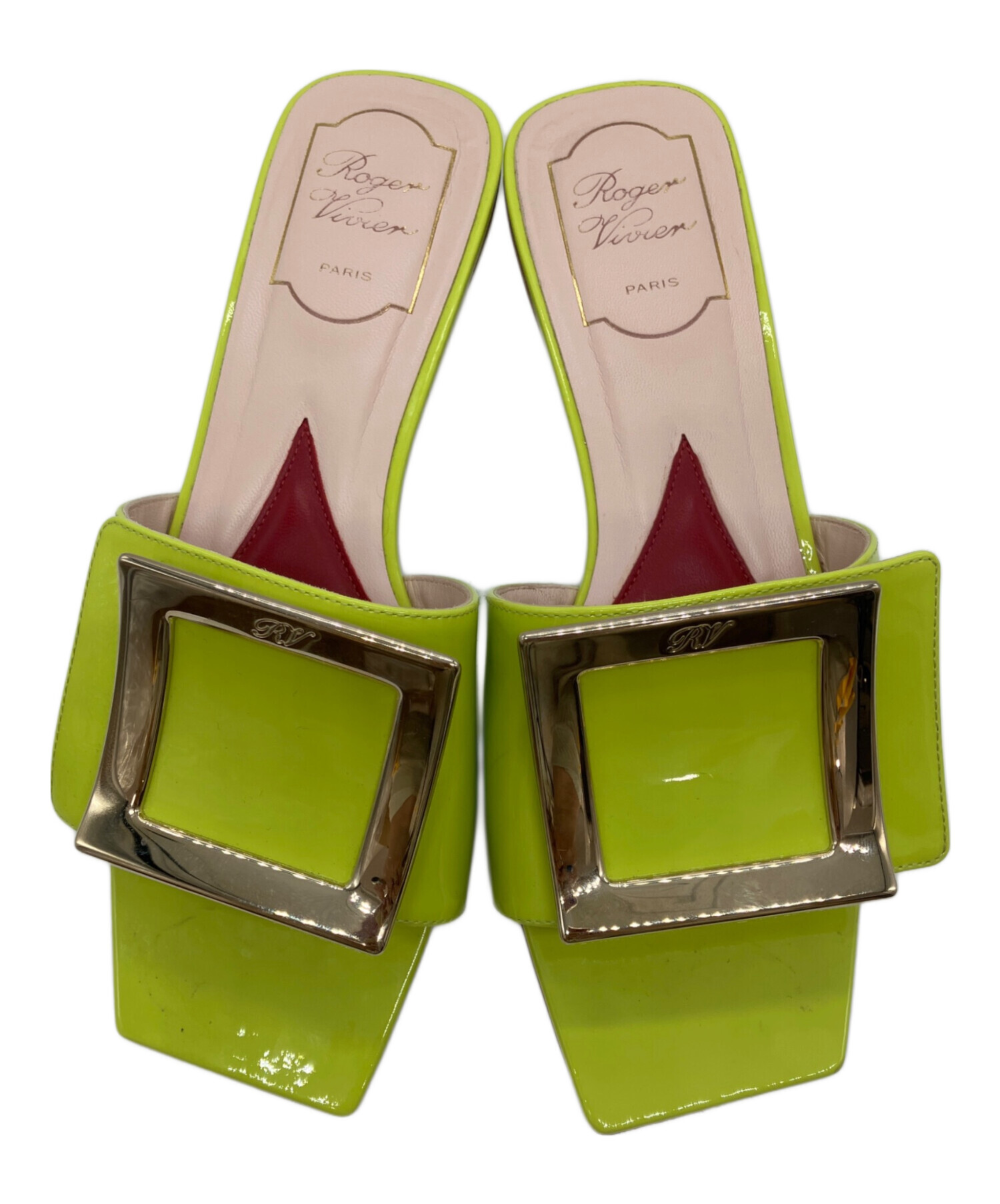 中古・古着通販】Roger Vivier (ロジェ ヴィヴィエ) LOVE METAL BUCKLE