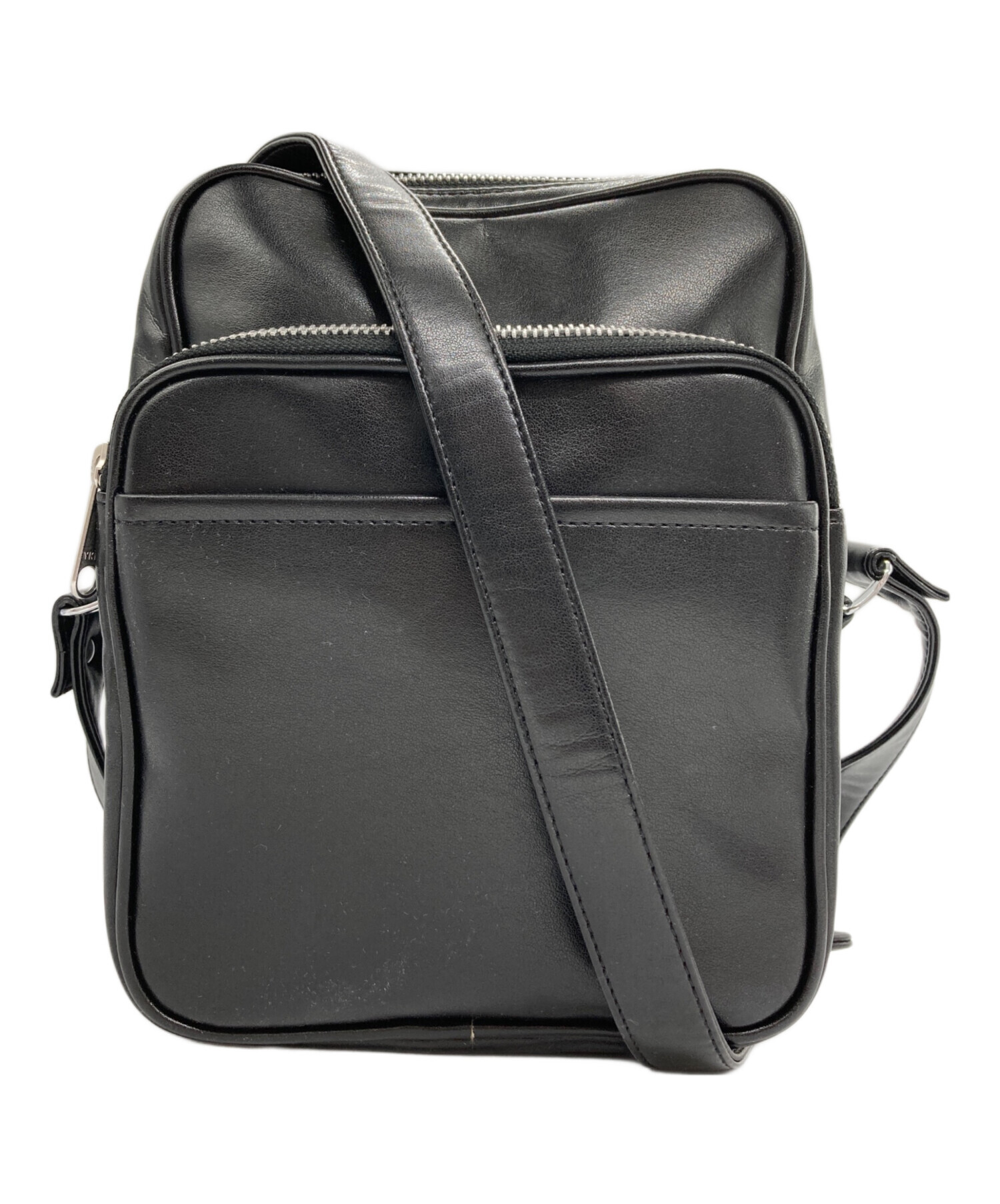 COMME des GARCONS レザー ショルダーバッグ 一生物の本革】コムデギャルソン レザーショルダーバッグ (COMME des