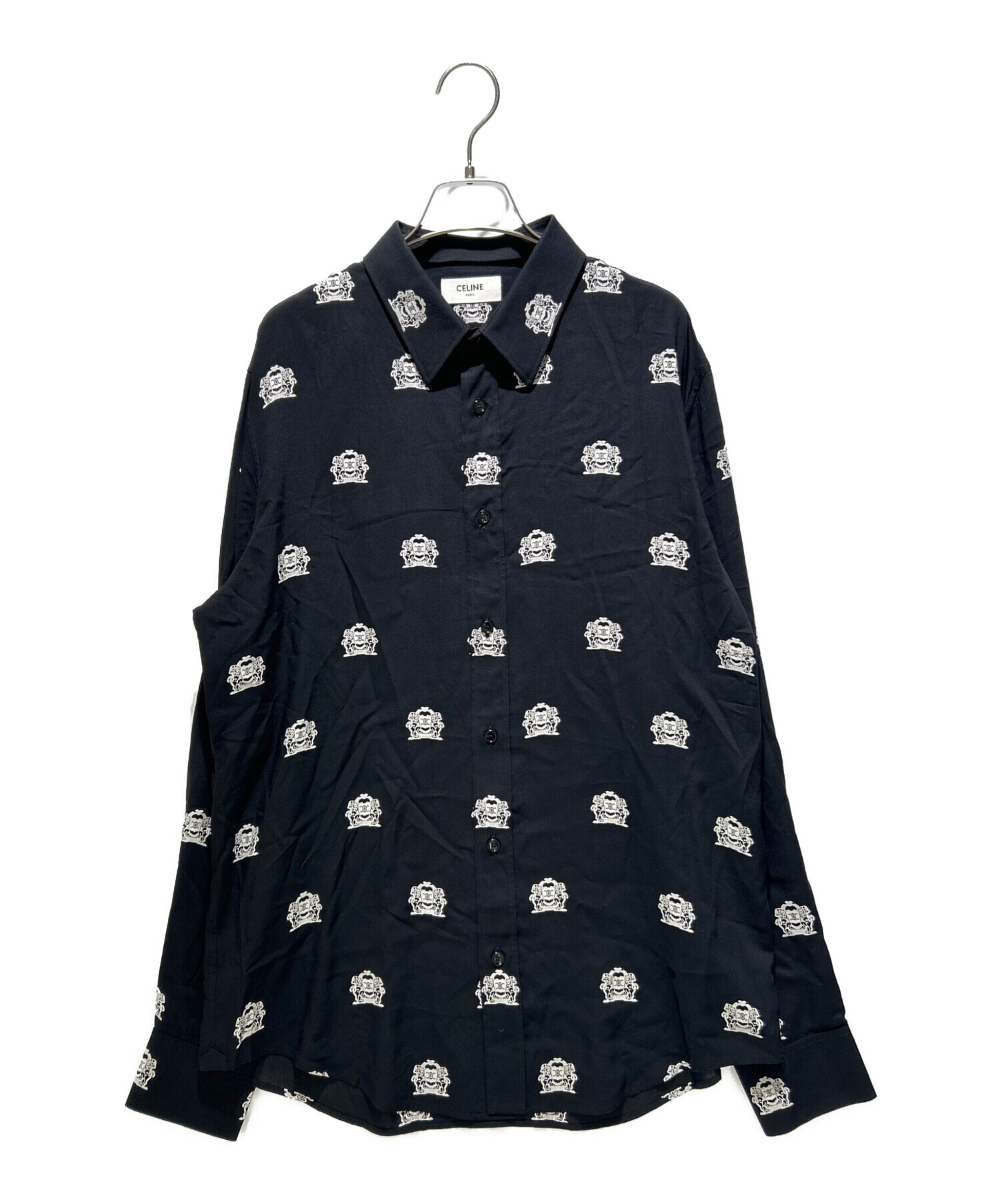 中古・古着通販】CELINE (セリーヌ) LOOSE SHIRT IN PRINTED VISCOSE