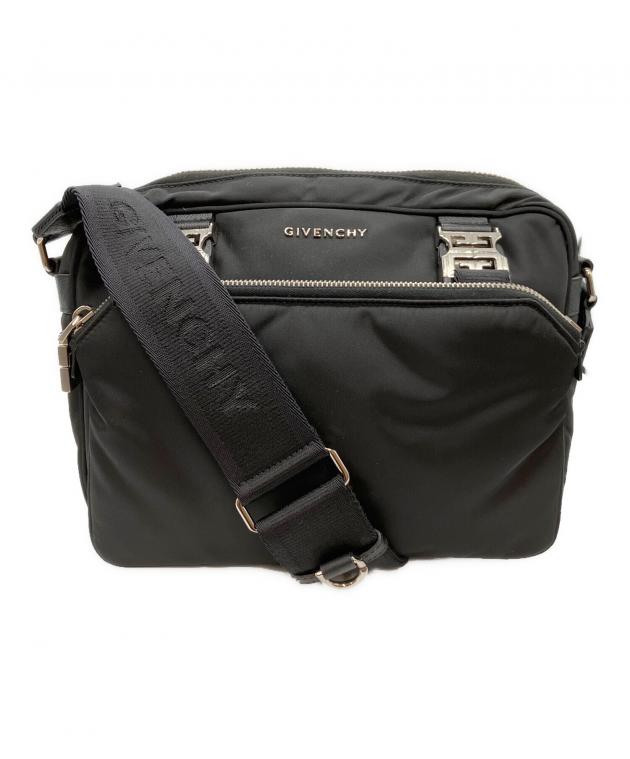 ジバンシー GIVENCHY ショルダーバッグ メッセンジャーバッグ 4G ロゴ 中古・古着通販】GIVENCHY (ジバンシィ) 4G ライト ダブル ポーチ