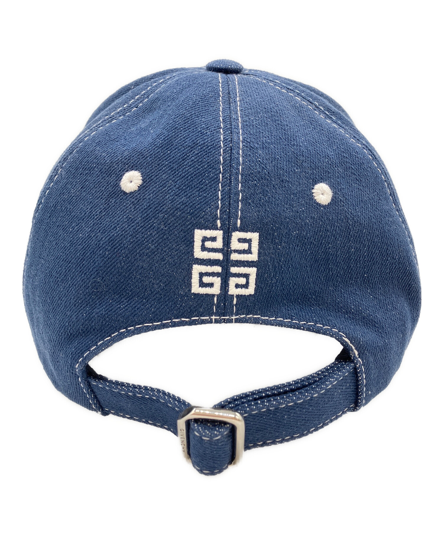 中古・古着通販】GIVENCHY (ジバンシィ) デニムロゴ刺繍ベースボール GIVENCHY デニム ベースボールキャップ