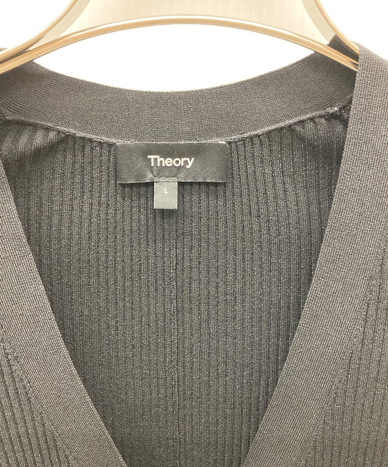 中古・古着通販】theory (セオリー) Wooster Crepe Knit Button Rib