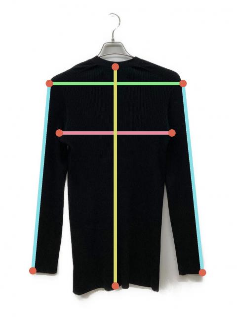 中古・古着通販】theory (セオリー) Wooster Crepe Knit Button Rib