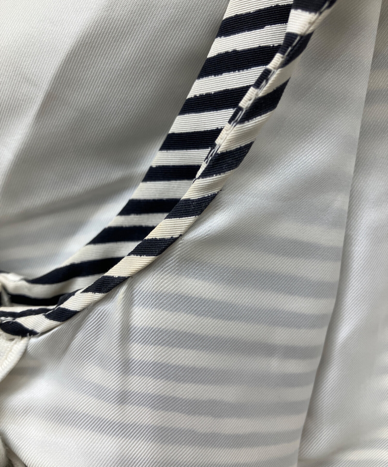 中古・古着通販】PRADA (プラダ) ベルテッドボーダーノースリーブ