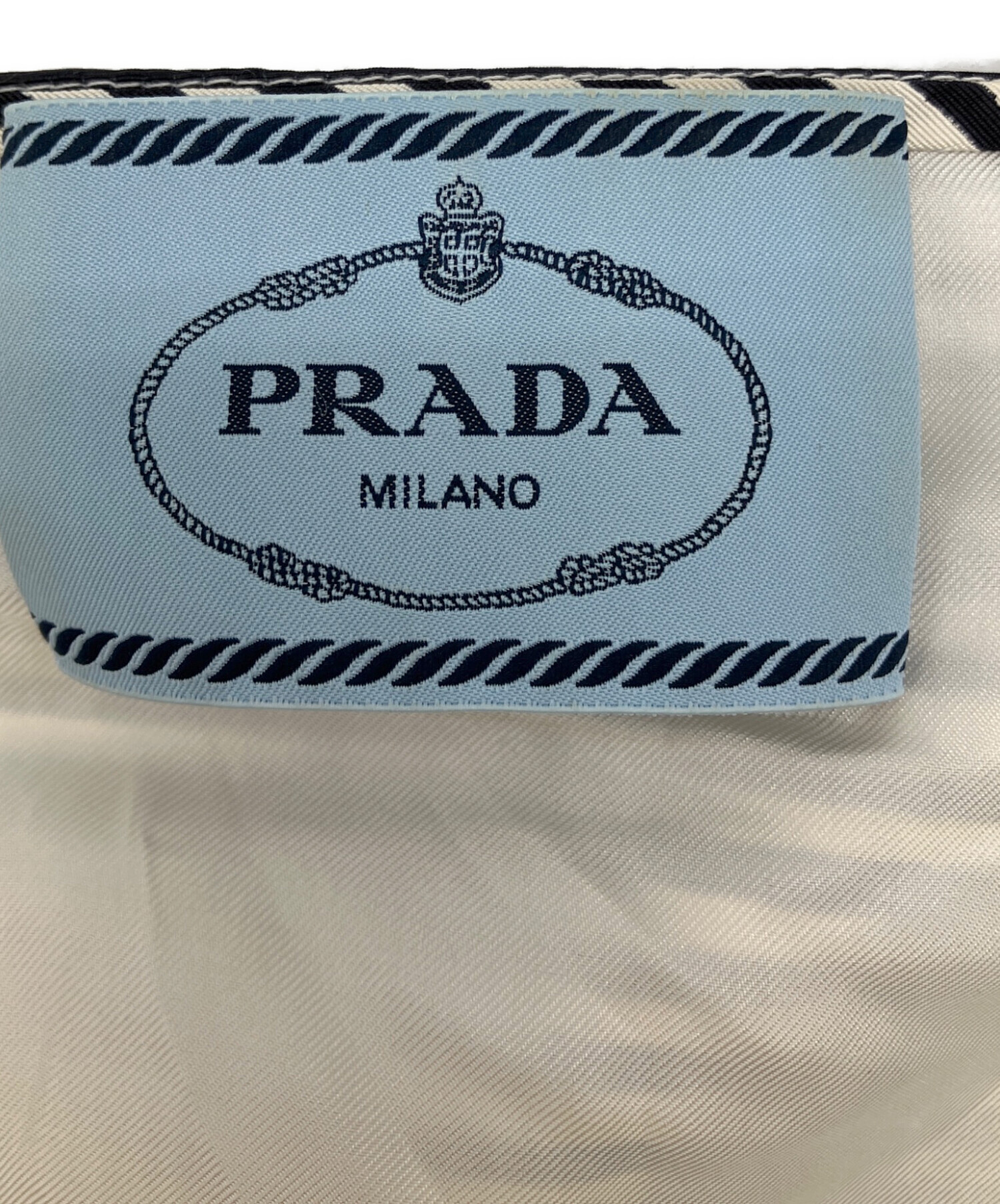 中古・古着通販】PRADA (プラダ) ベルテッドボーダーノースリーブ