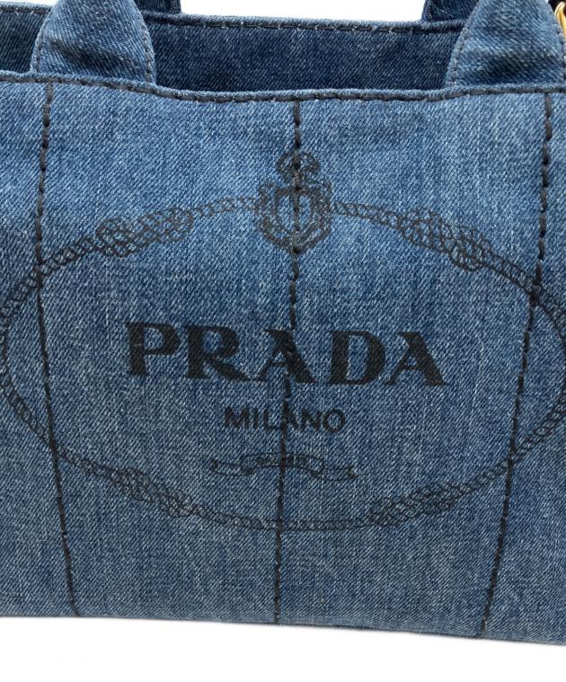 中古・古着通販】PRADA (プラダ) 2WAYデニムショルダーバッグ