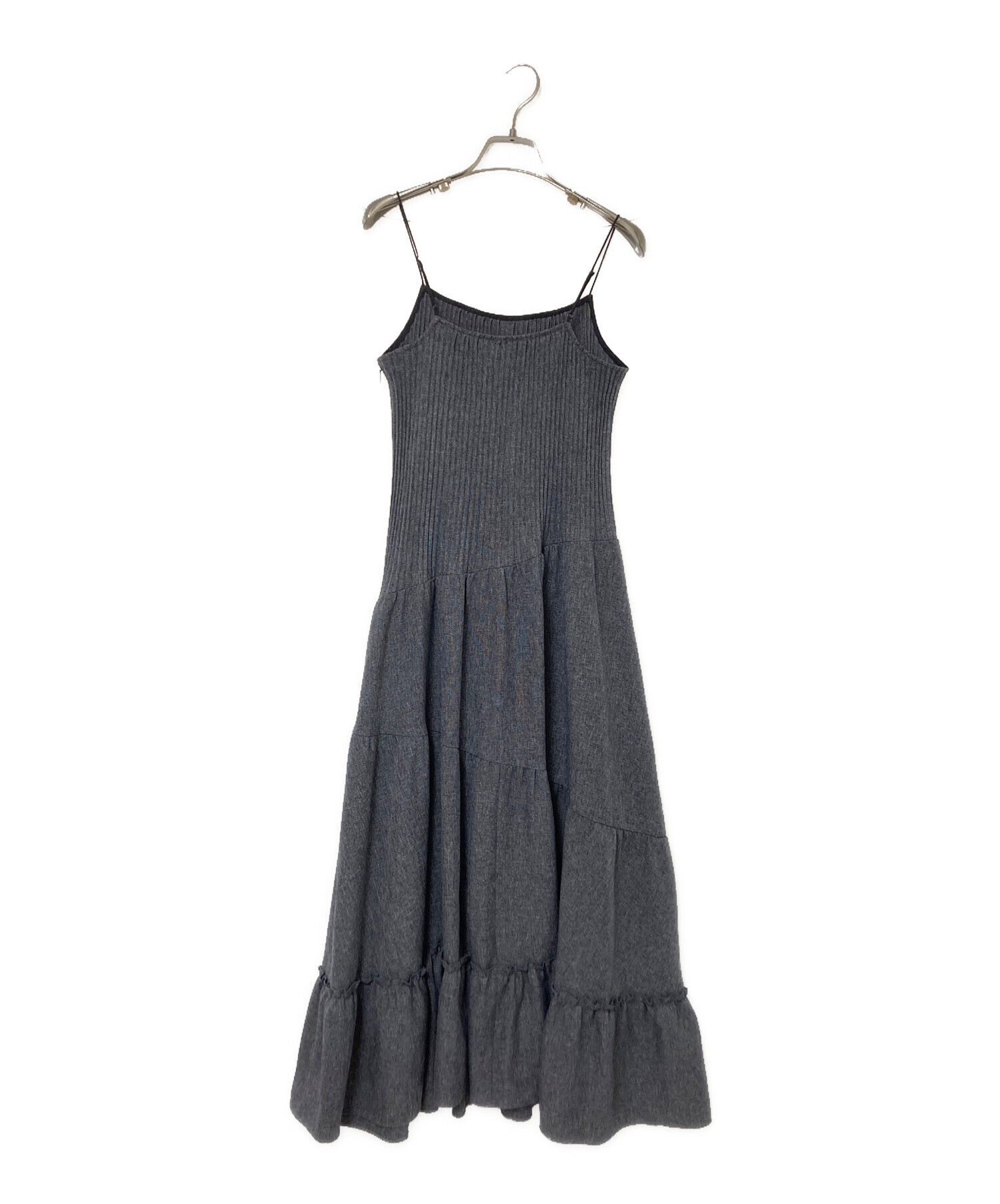 中古・古着通販】Snidel (スナイデル) プリーツバリエキャミワンピース