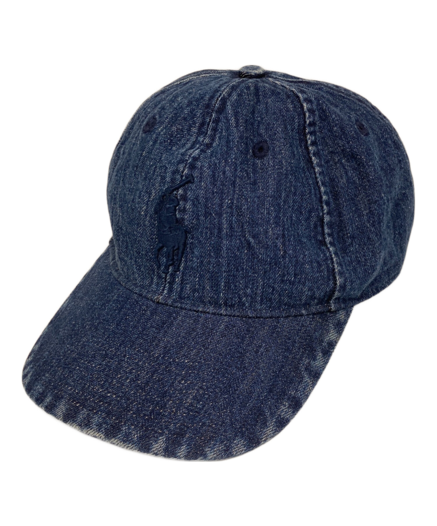 未使用POLO RALPH LAUREN ポロ ラルフ ローレン　デニムキャップ 中古・古着通販】POLO RALPH LAUREN (ポロ・ラルフローレン) デニム