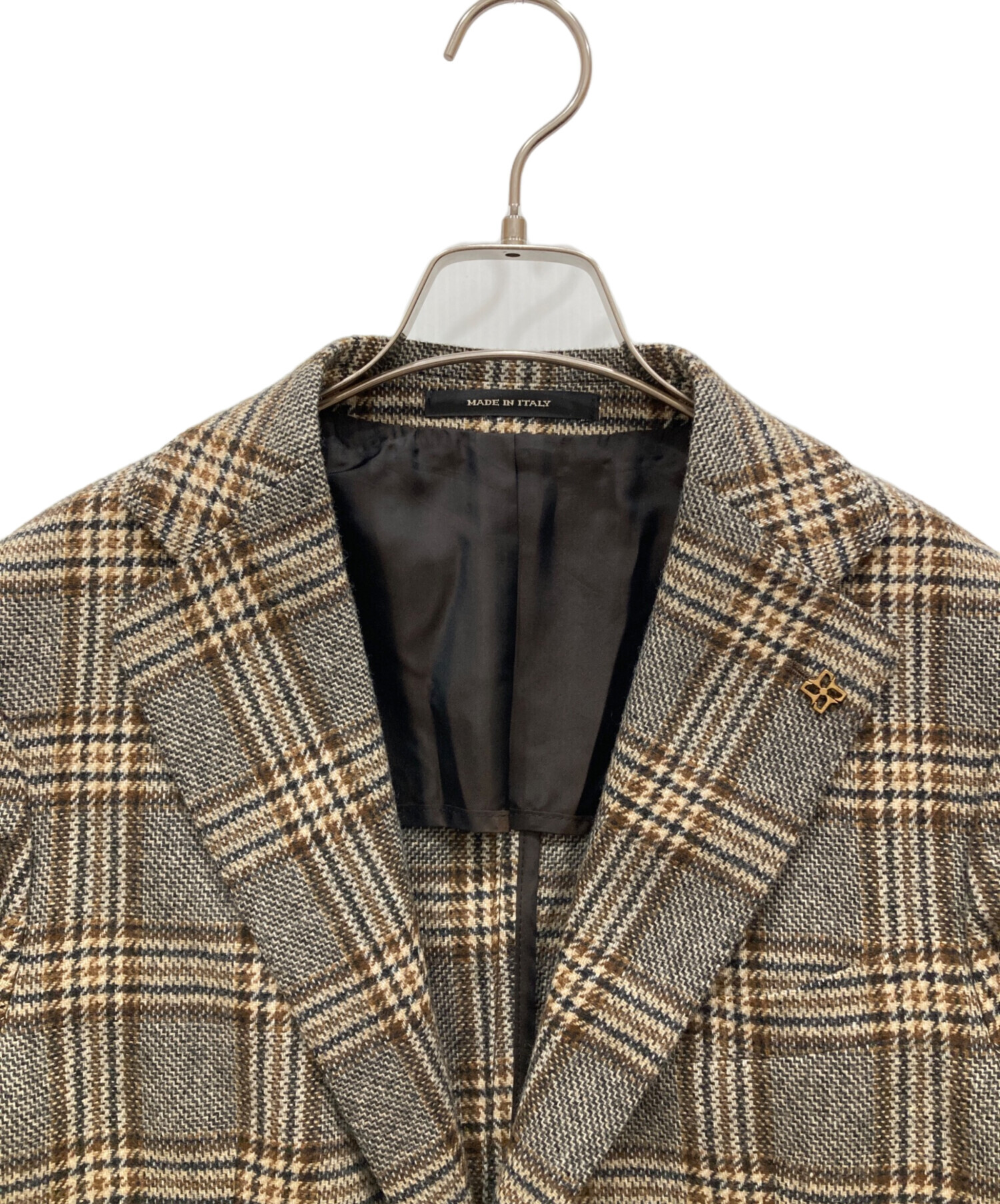 中古・古着通販】TAGLIATORE (タリアトーレ) 2Bチェックテーラード