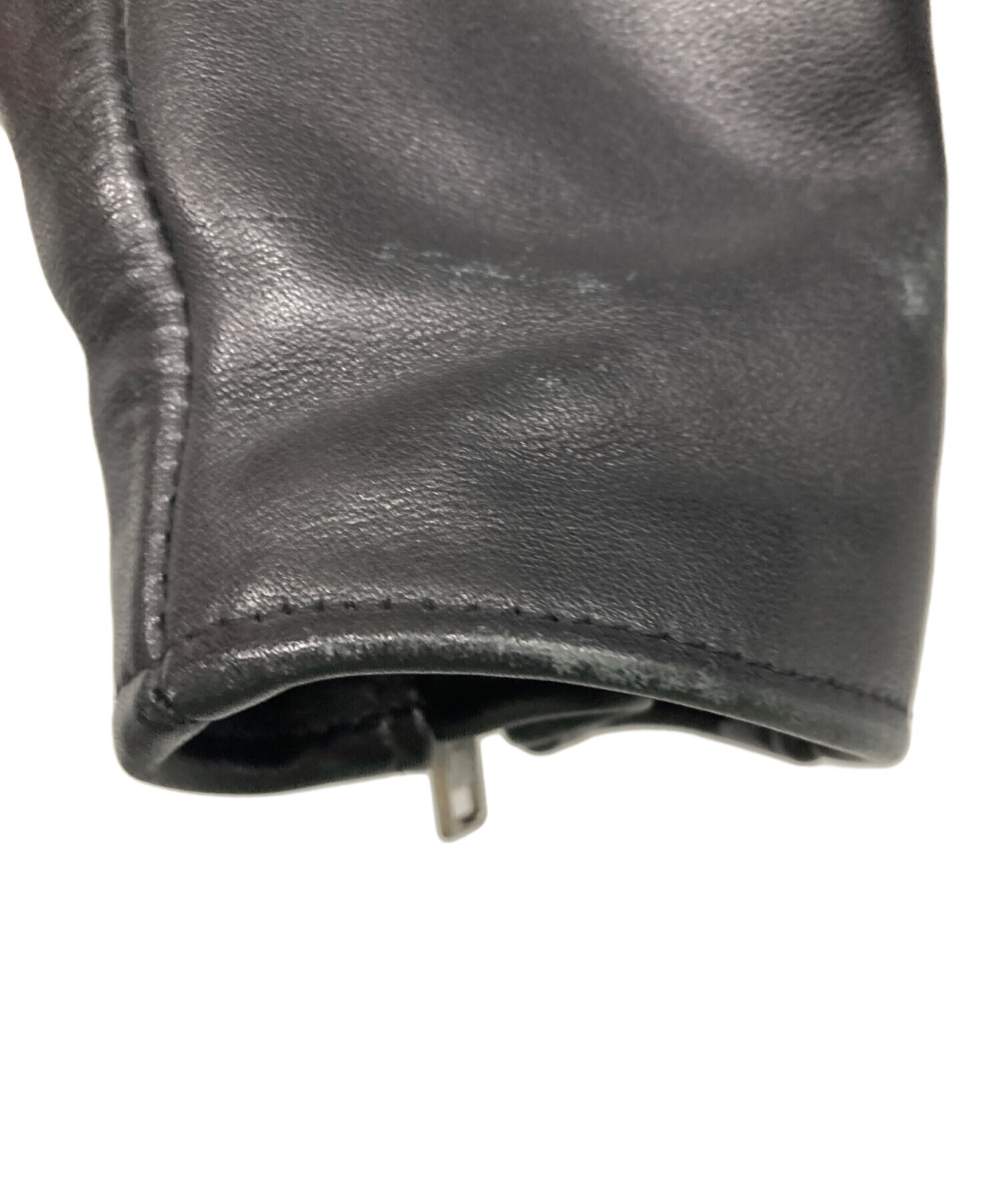 中古・古着通販】666 (666) タイトフィット センタージップ ライダース