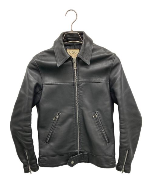 中古・古着通販】666 (666) タイトフィット センタージップ ライダース