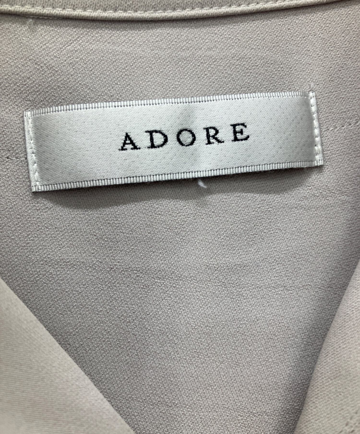 中古・古着通販】ADORE (アドーア) クリアジョーゼットワンピース