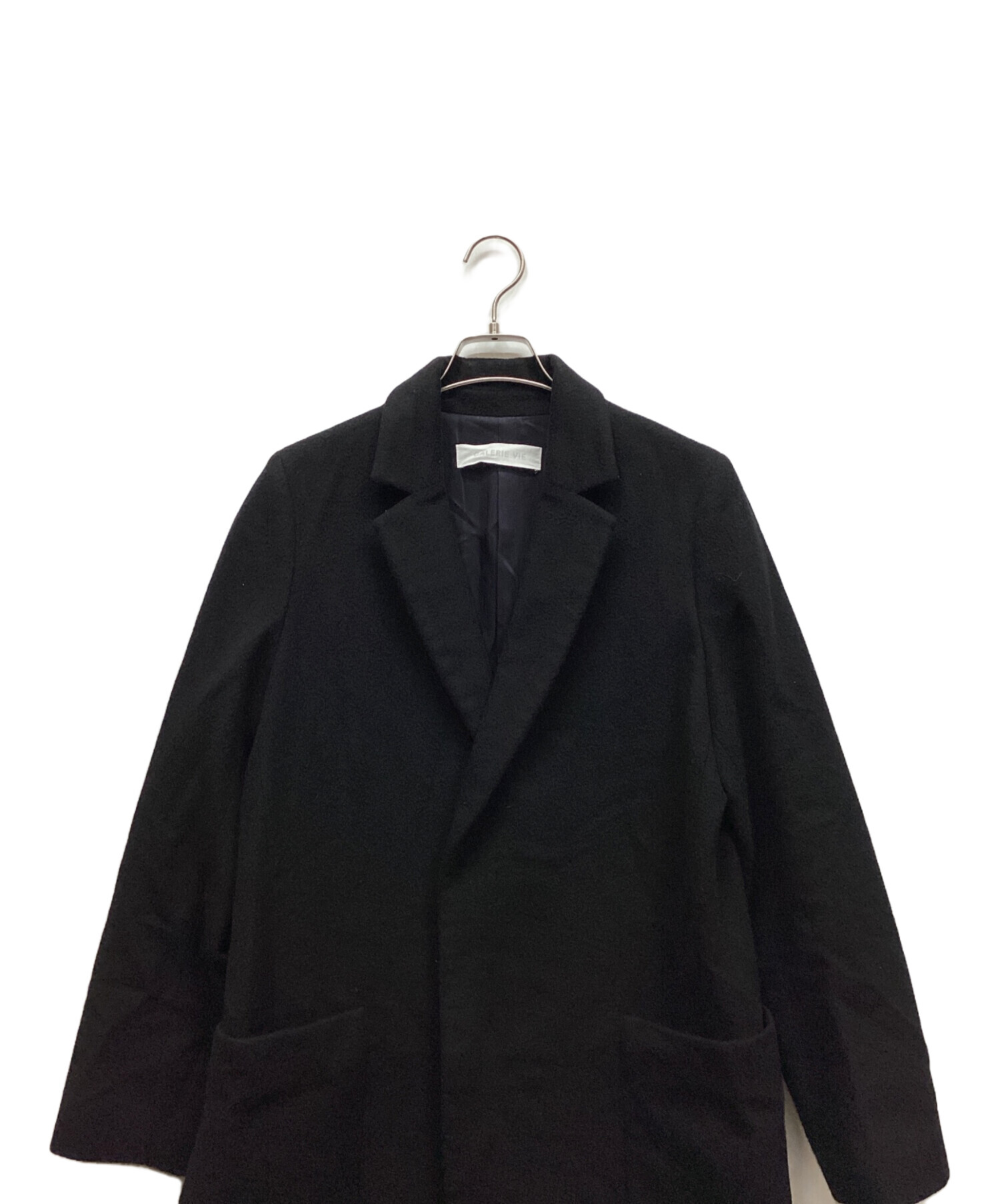 GALERIE VIE チェスターコート 36 カシミヤ100% sample品