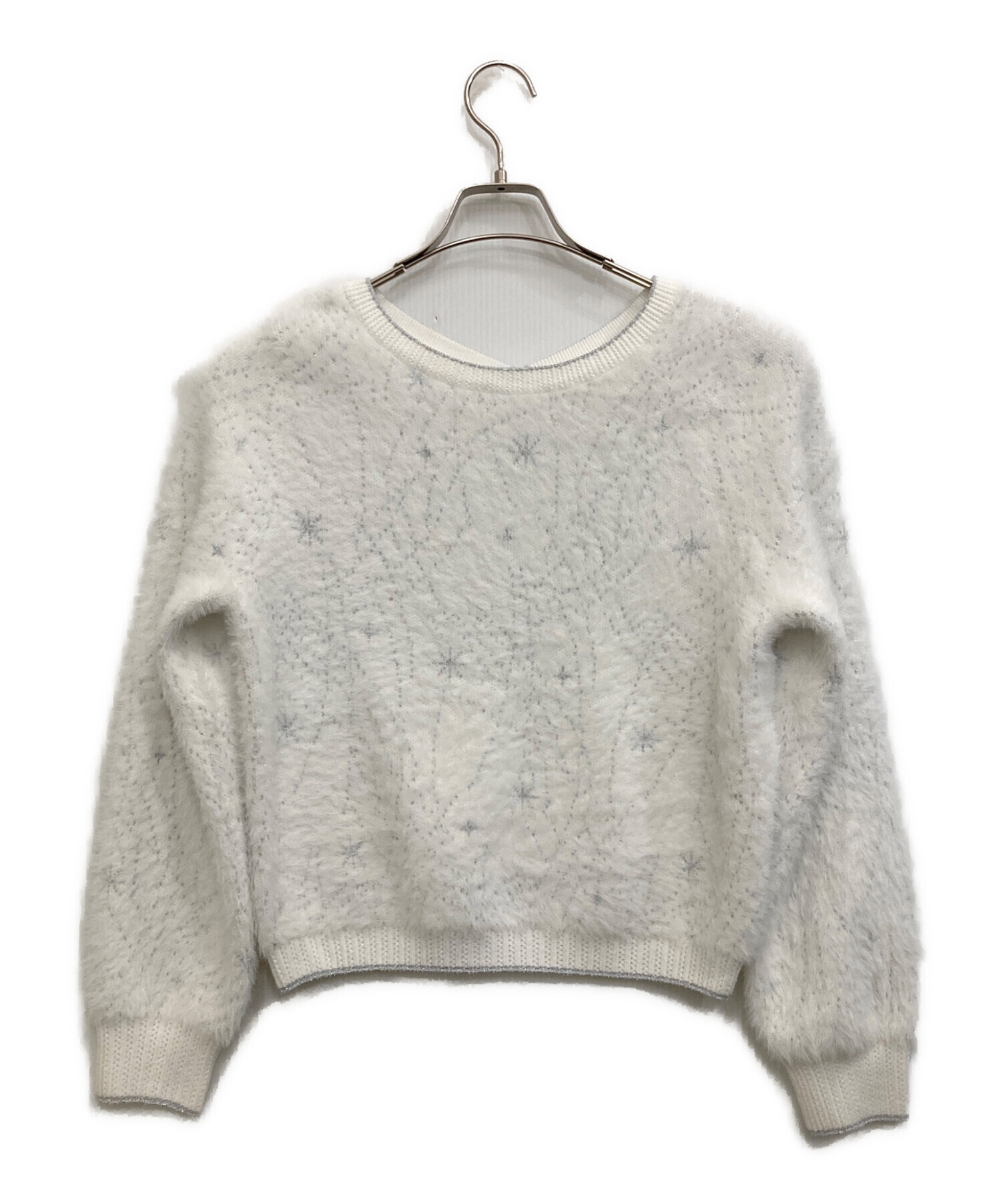 中古・古着通販】ANAYI (アナイ) アイスクリスタルジャガードプル