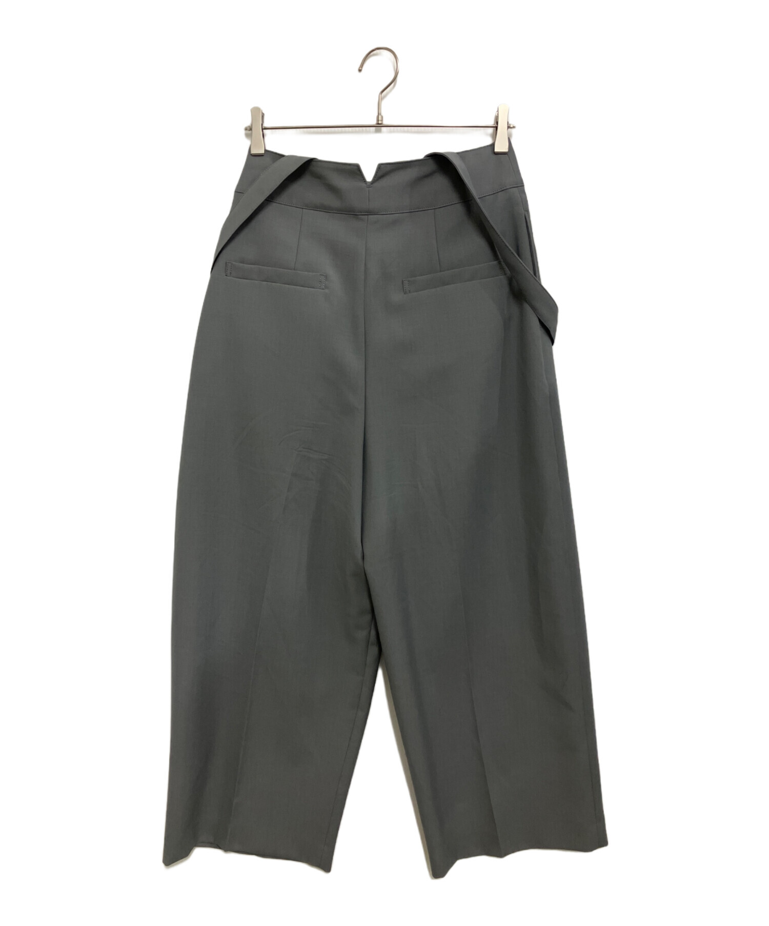 中古・古着通販】LOHEN (ローヘン) サスペンダーエッグパンツ グレー