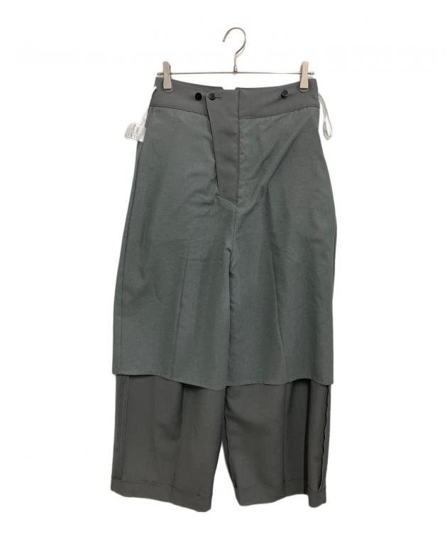 中古・古着通販】LOHEN (ローヘン) サスペンダーエッグパンツ グレー