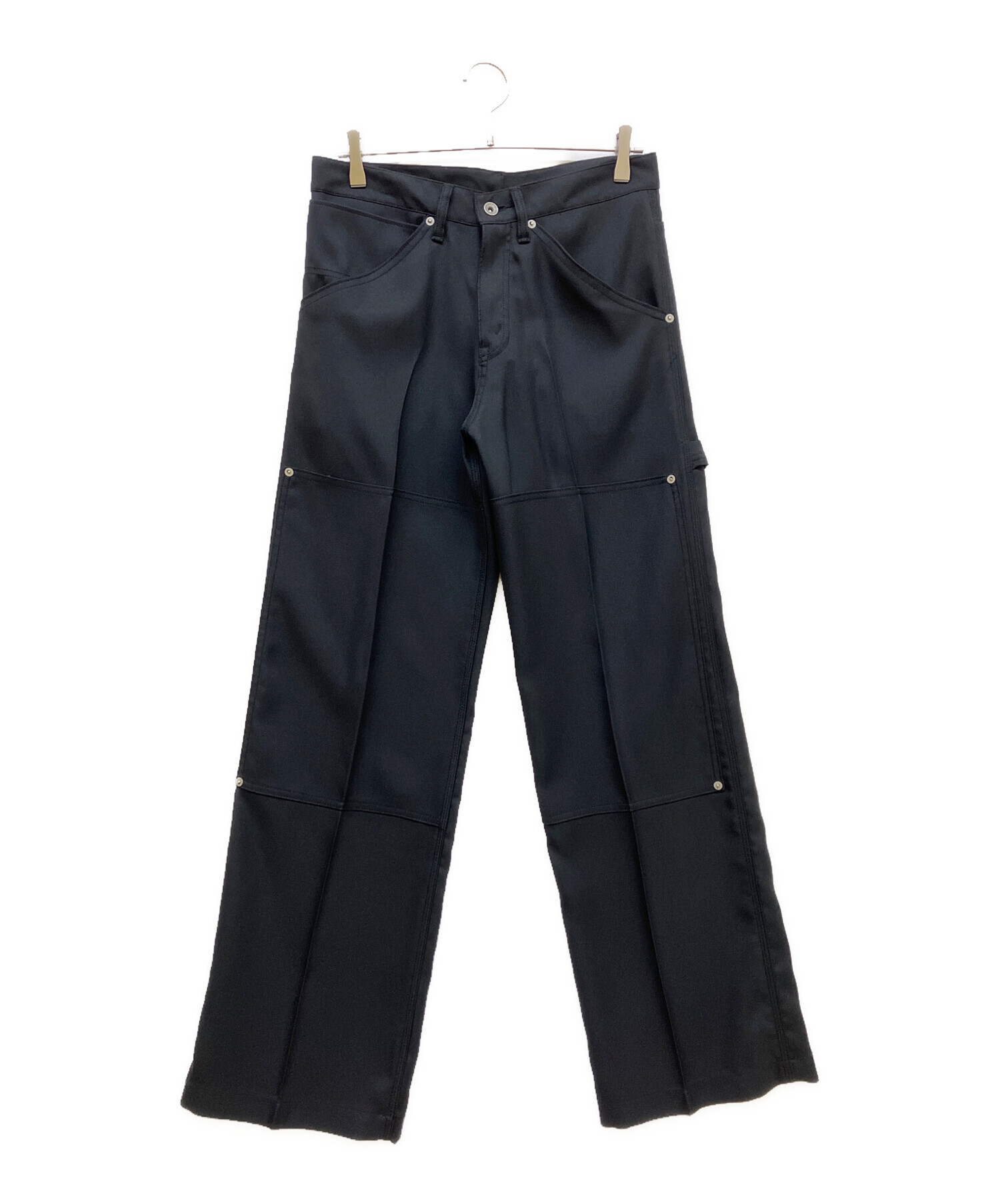 中古・古着通販】DAIRIKU (ダイリク) Painter Pressed Pants ブラック
