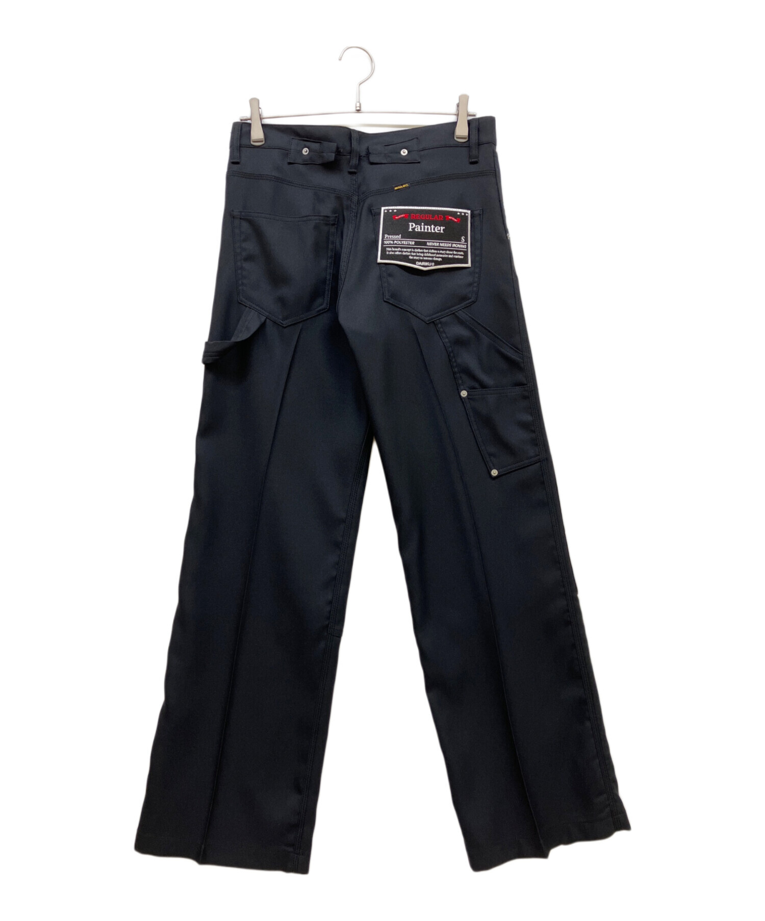 中古・古着通販】DAIRIKU (ダイリク) Painter Pressed Pants ブラック 中古・古着通販】DAIRIKU (ダイリク) Painter Pressed Pants ブラック