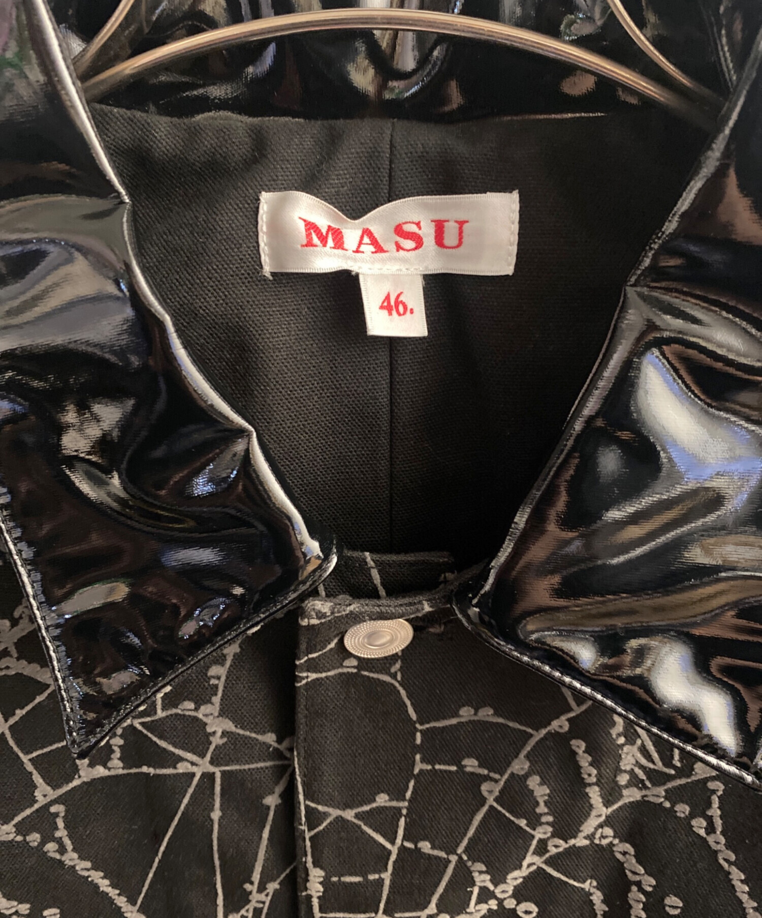 ジャケット・アウター MASU FLOCKY WEB COVERALL 46 MASU(エムエーエスユー)のFLOCKY WEB COVERALL BLACKの通販