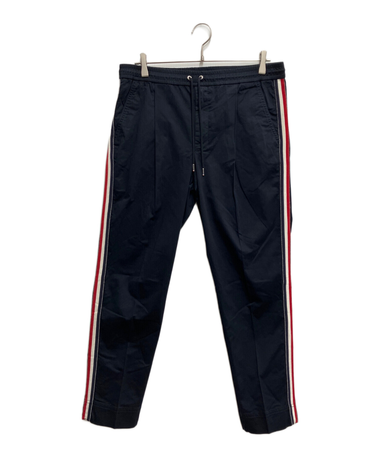 中古・古着通販】MONCLER (モンクレール) サイドラインパンツ ネイビー 