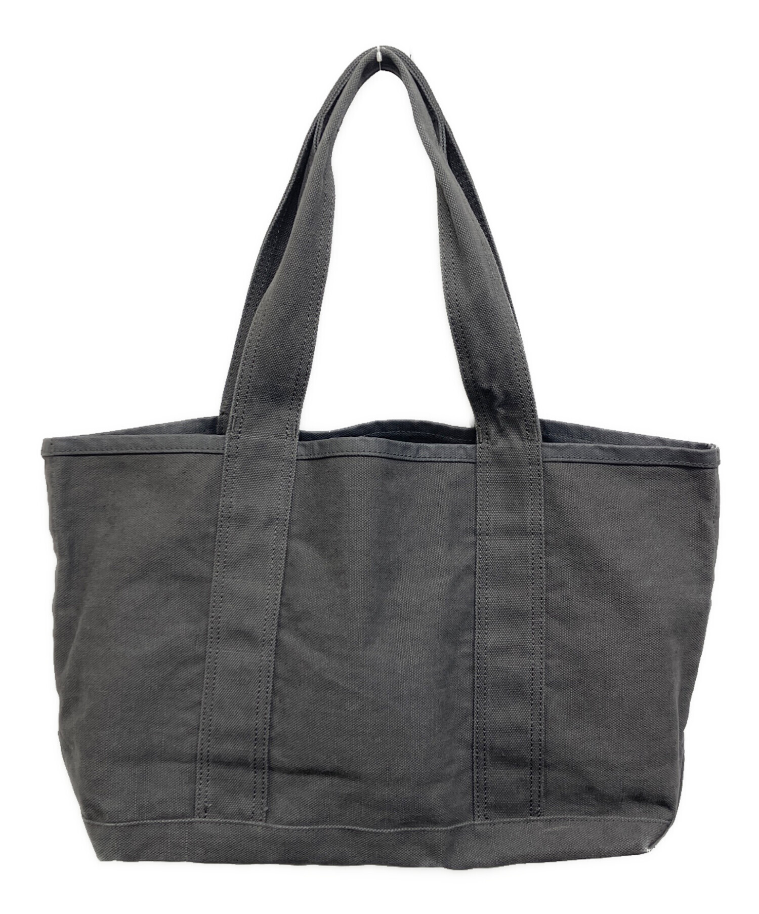 JAMES PERSE ジェームスパース 黒キャンバストートバッグ グレー 中古・古着通販】JAMES PERSE (ジェームスパース) コットンリネン