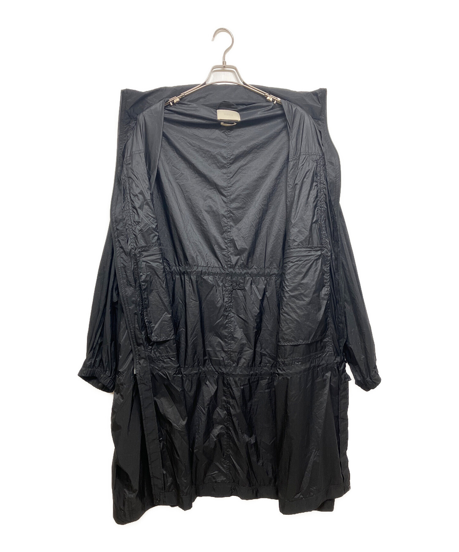 中古・古着通販】YOKE (ヨーク) NYLON UTILITY OVER COAT ブラック