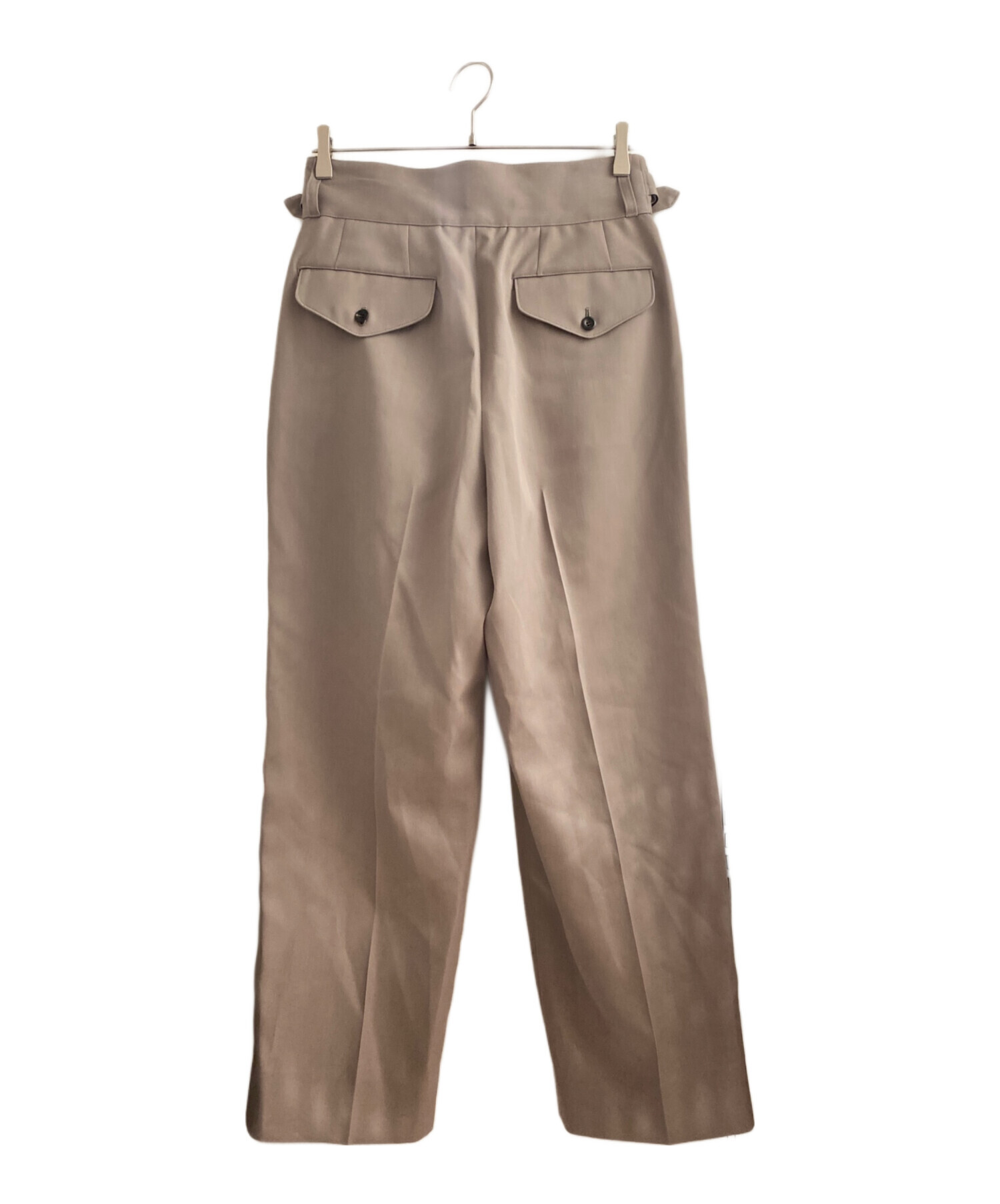 ザリラクス　2024SS　グルカスカート　ウール　2タック　ベージュ　38 The Reracs グルカパンツ THE RERACS - THE TOKYO