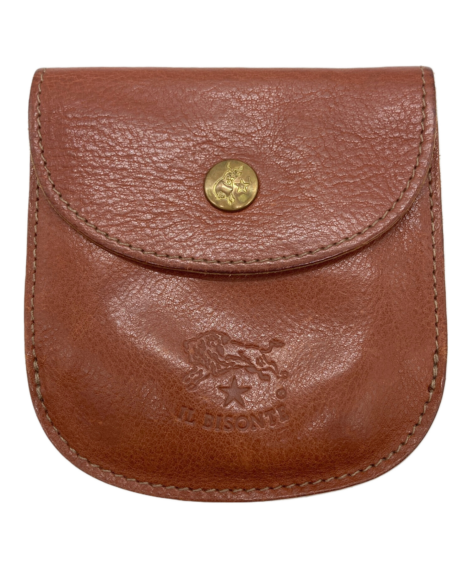 中古・古着通販】IL BISONTE (イル ビゾンテ) レザーコインケース