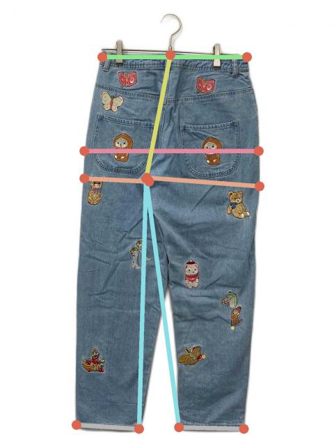 yukiemon　グミパンツ　デニム　М　ユキエモン 中古・古着通販】yukiemon (ユキエモン) おまもりデニムパンツ ライト