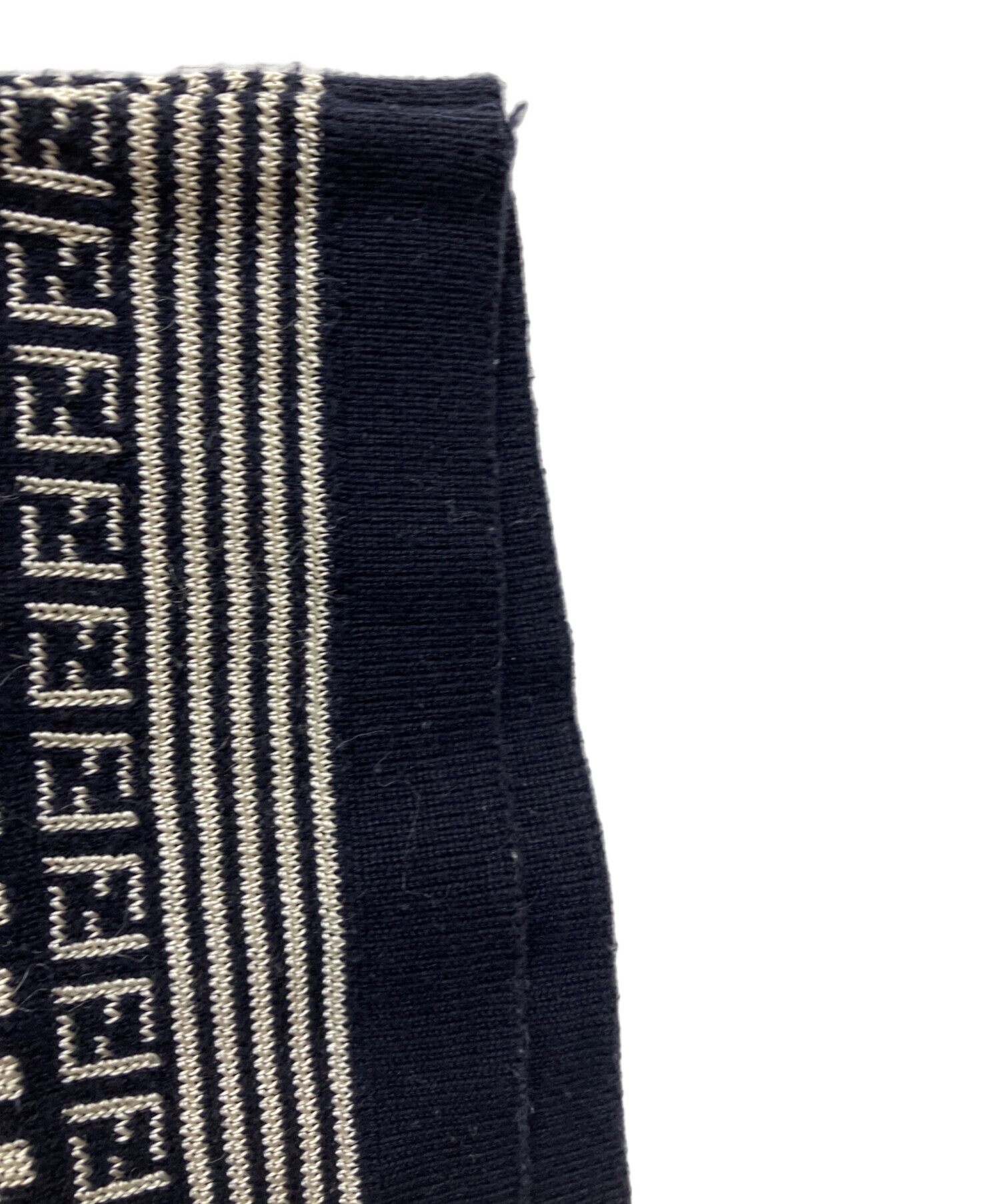 中古・古着通販】FENDI (フェンディ) ニットタンクトップ ネイビー