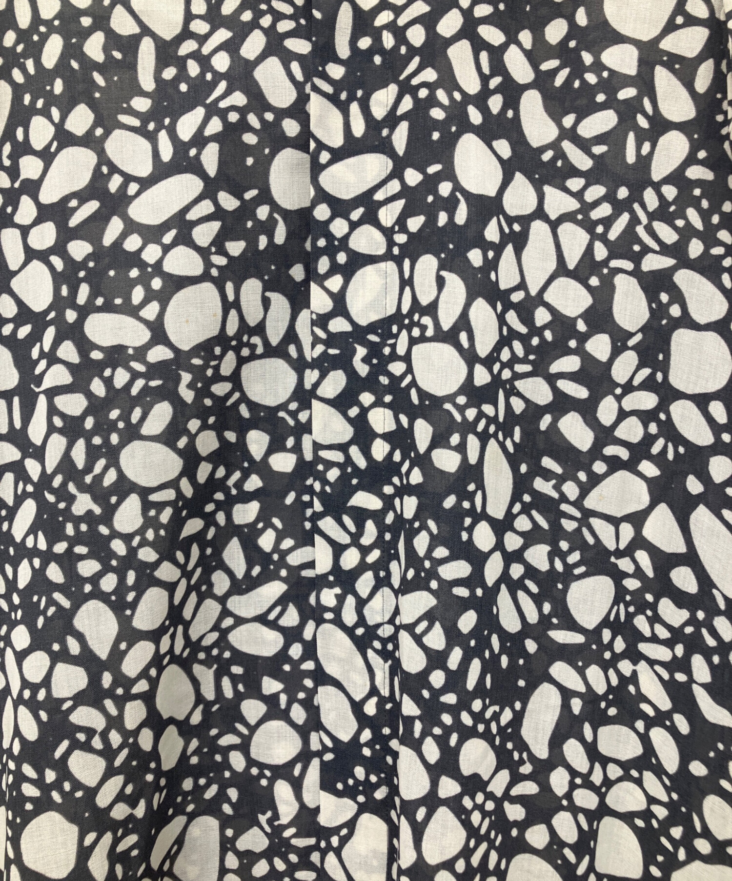 中古・古着通販】HYKE (ハイク) PEBBLE PRINTED MAXI DRESS グレー 