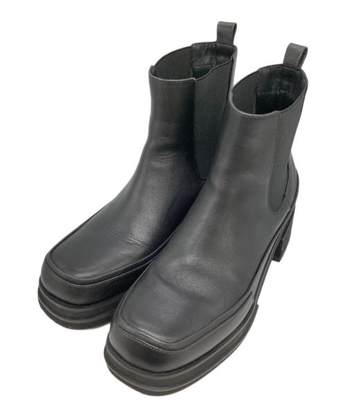 中古・古着通販】Lui's (ルイス) サイドゴアブーツ ブラック サイズ:43
