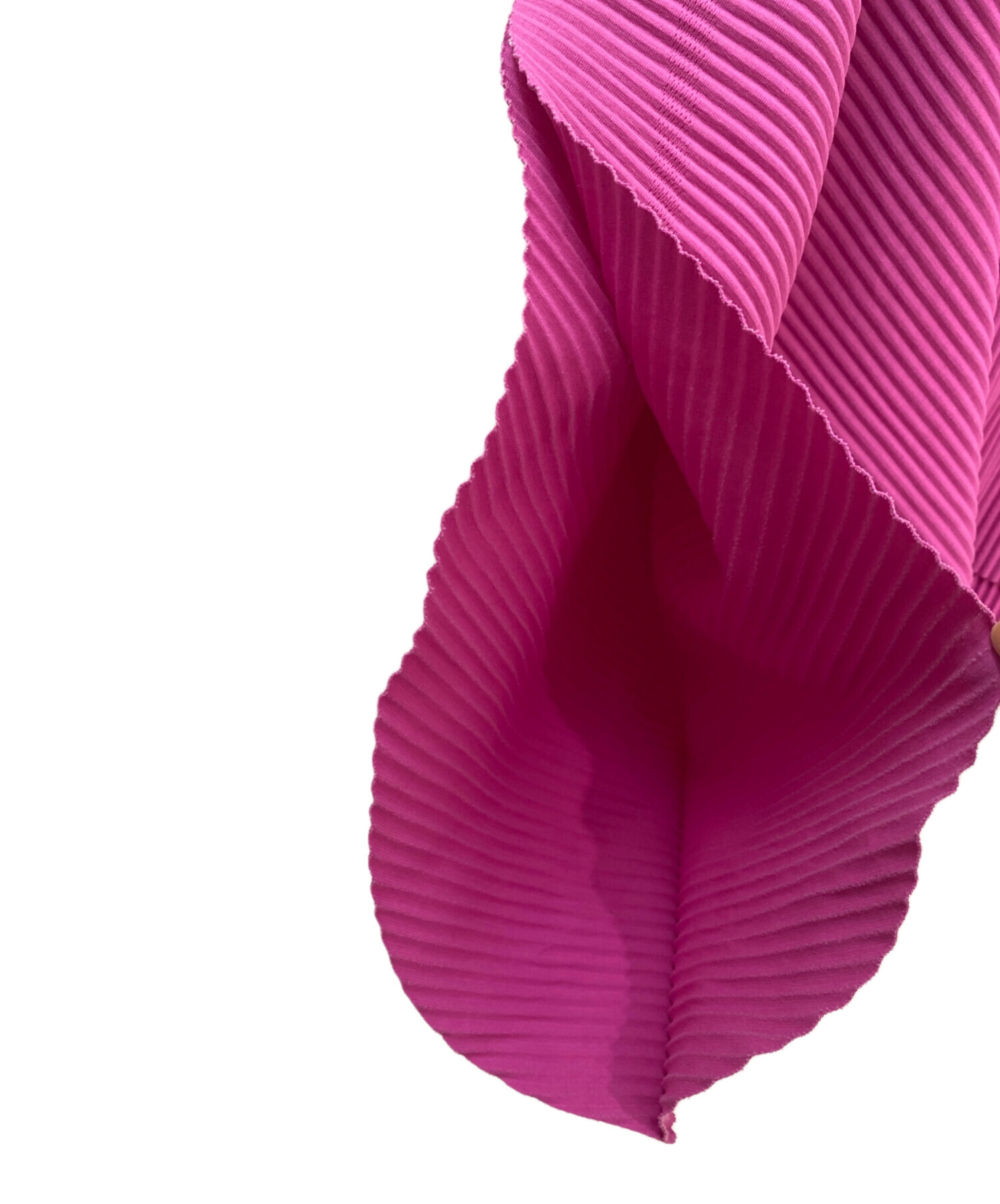 美品★me ISSEY MIYAKEイッセイミヤケ ピンクプリーツトップス 中古・古着通販】me ISSEY MIYAKE (ミーイッセイ ミヤケ) プリーツ