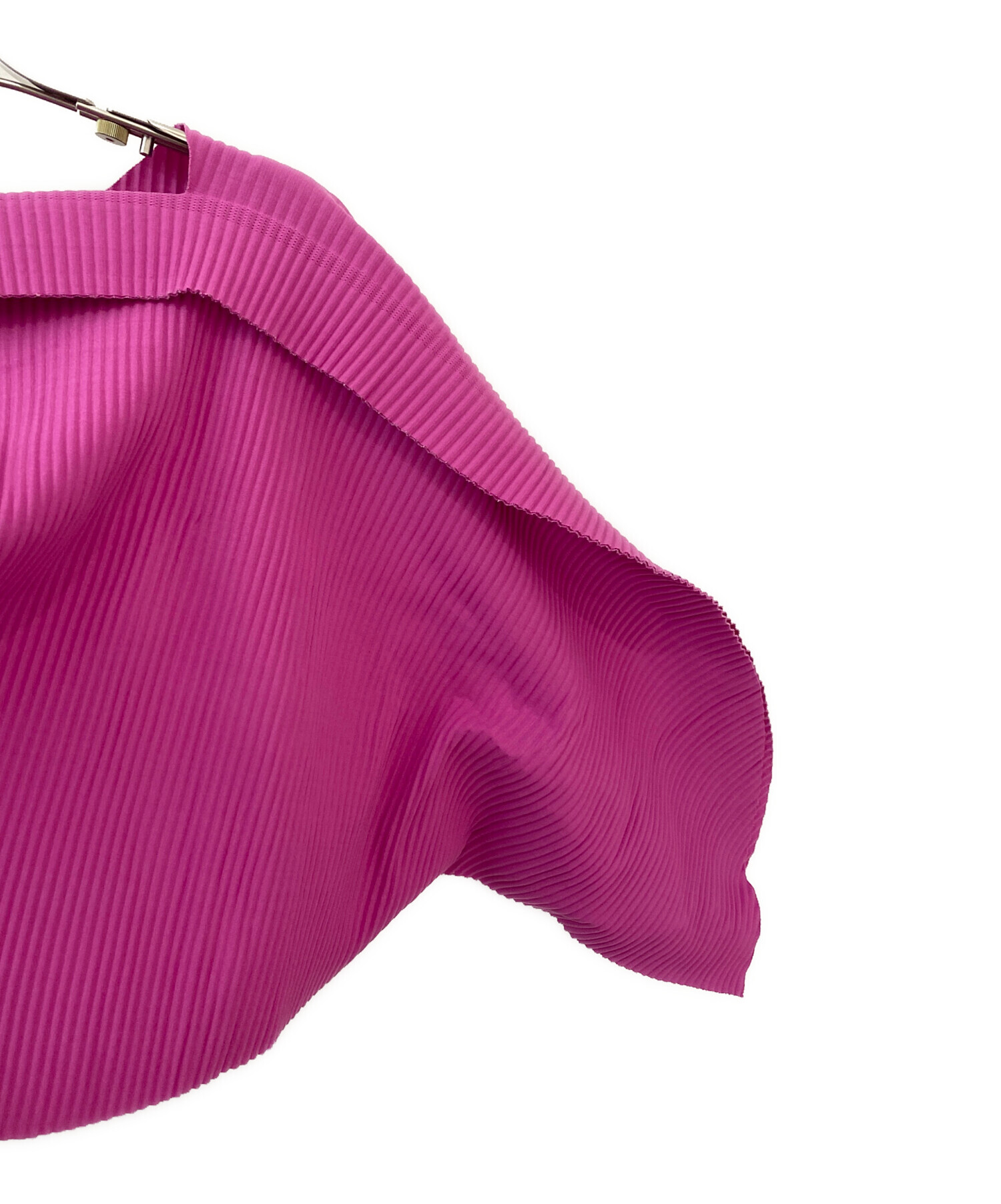 me　イッセイミヤケ　トップス　カットソー　ピンク　y6904i 中古・古着通販】me ISSEY MIYAKE (ミーイッセイ ミヤケ) プリーツ
