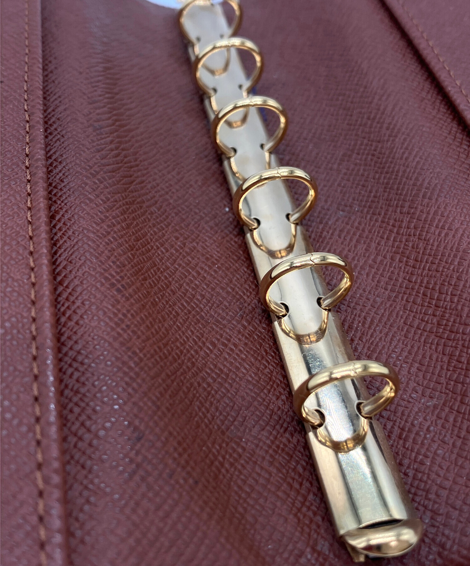 [正規店購入品]ルイ・ヴィトン手帳　タグ 4枚セット 中古・古着通販】LOUIS VUITTON (ルイ ヴィトン) 手帳カバー ブラウン