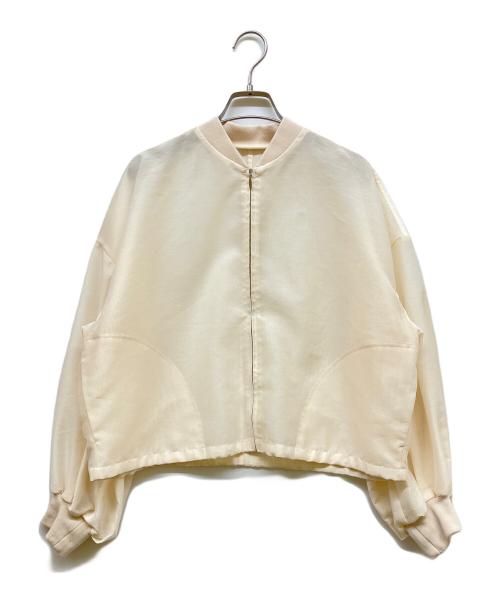 【新品】 アンクレイヴ uncrave シアーブルゾン アイボリー 中古・古着通販】uncrave (アンクレイヴ) シアーブルゾン アイボリー
