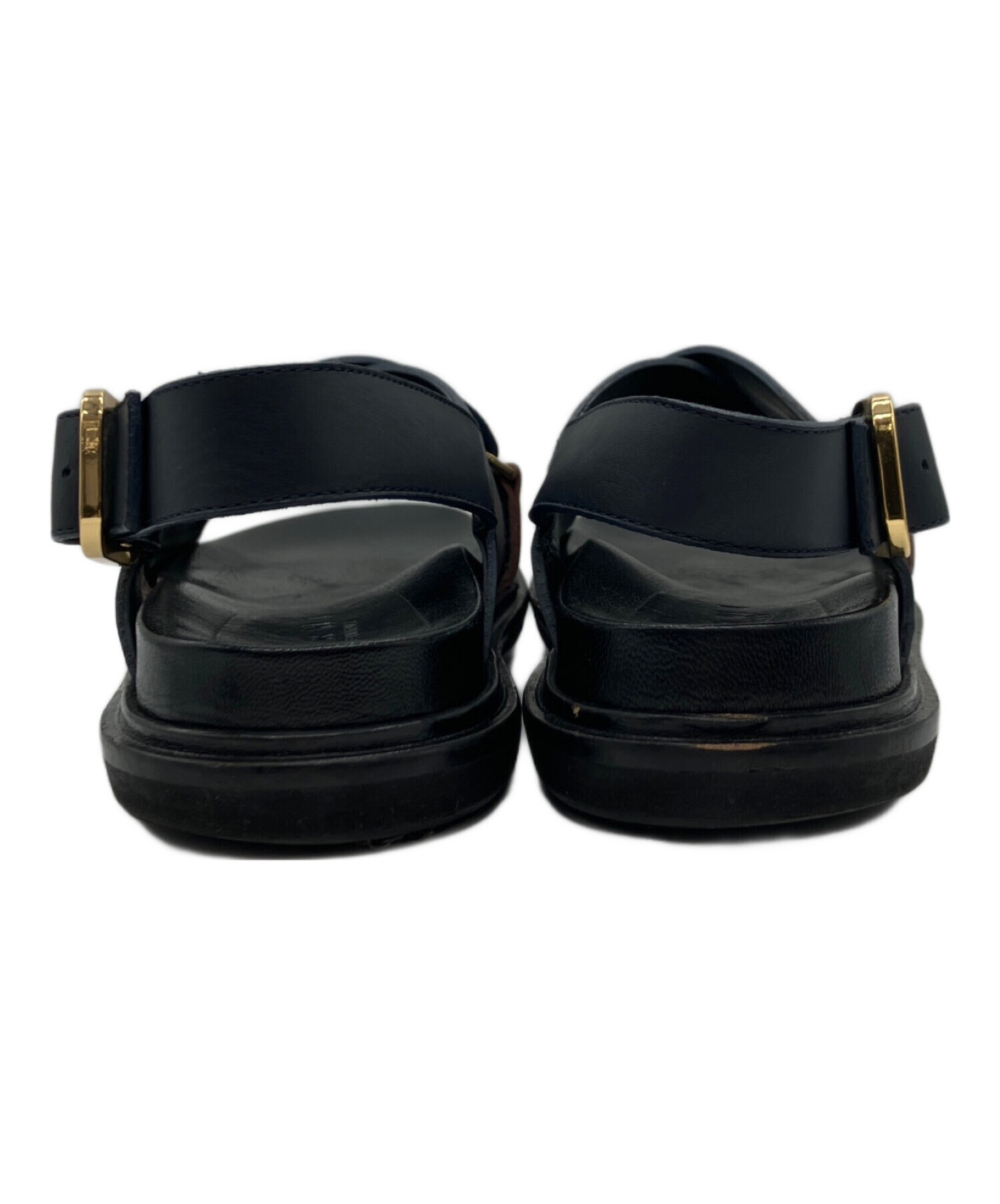 中古・古着通販】MARNI (マルニ) フスベット レザーストラップサンダル